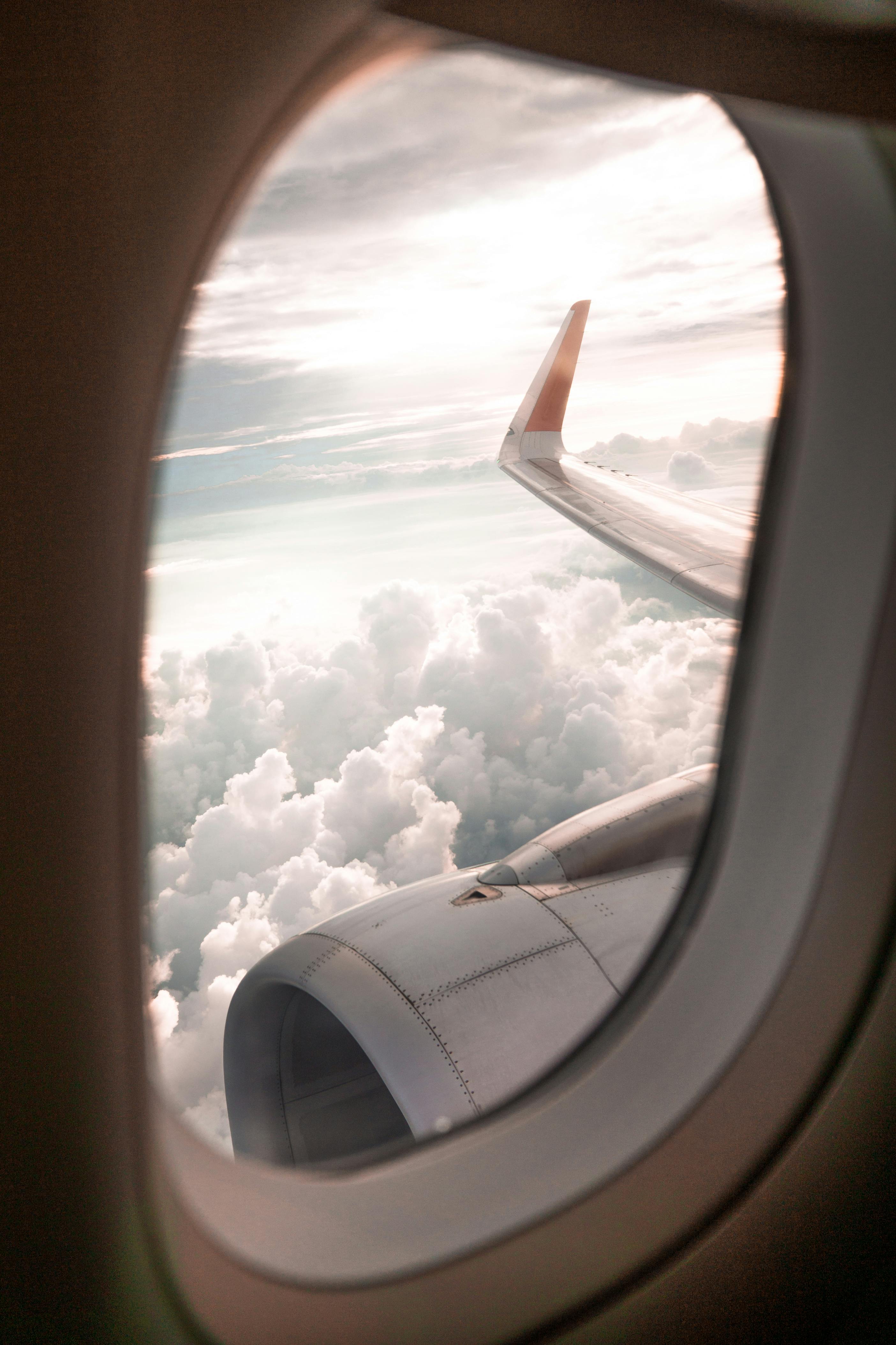 A view of clouds from an airplane window | Source: Pexels