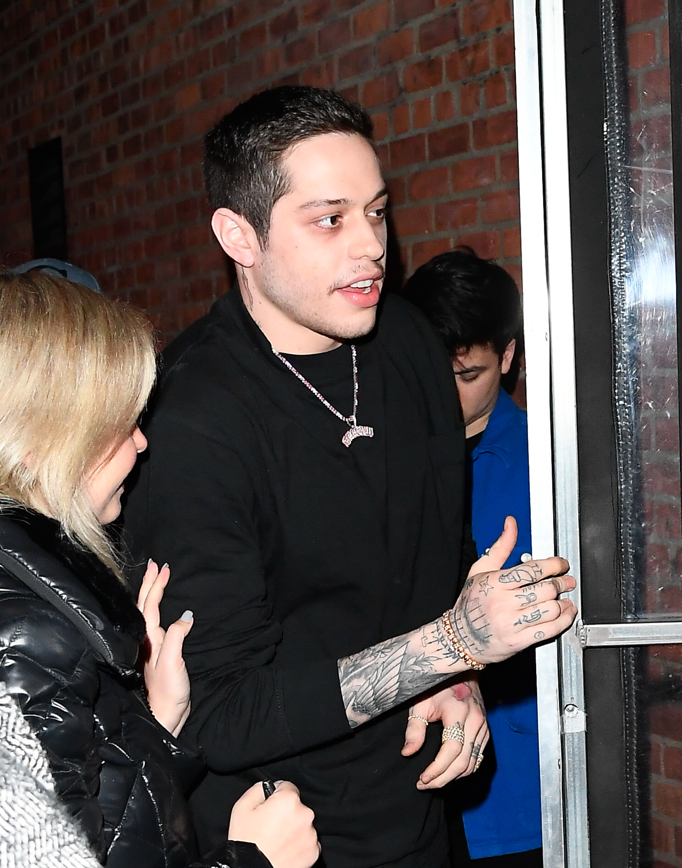 Pete Davidson is seen in Soho on March 5, 2020 | Source: Getty Images