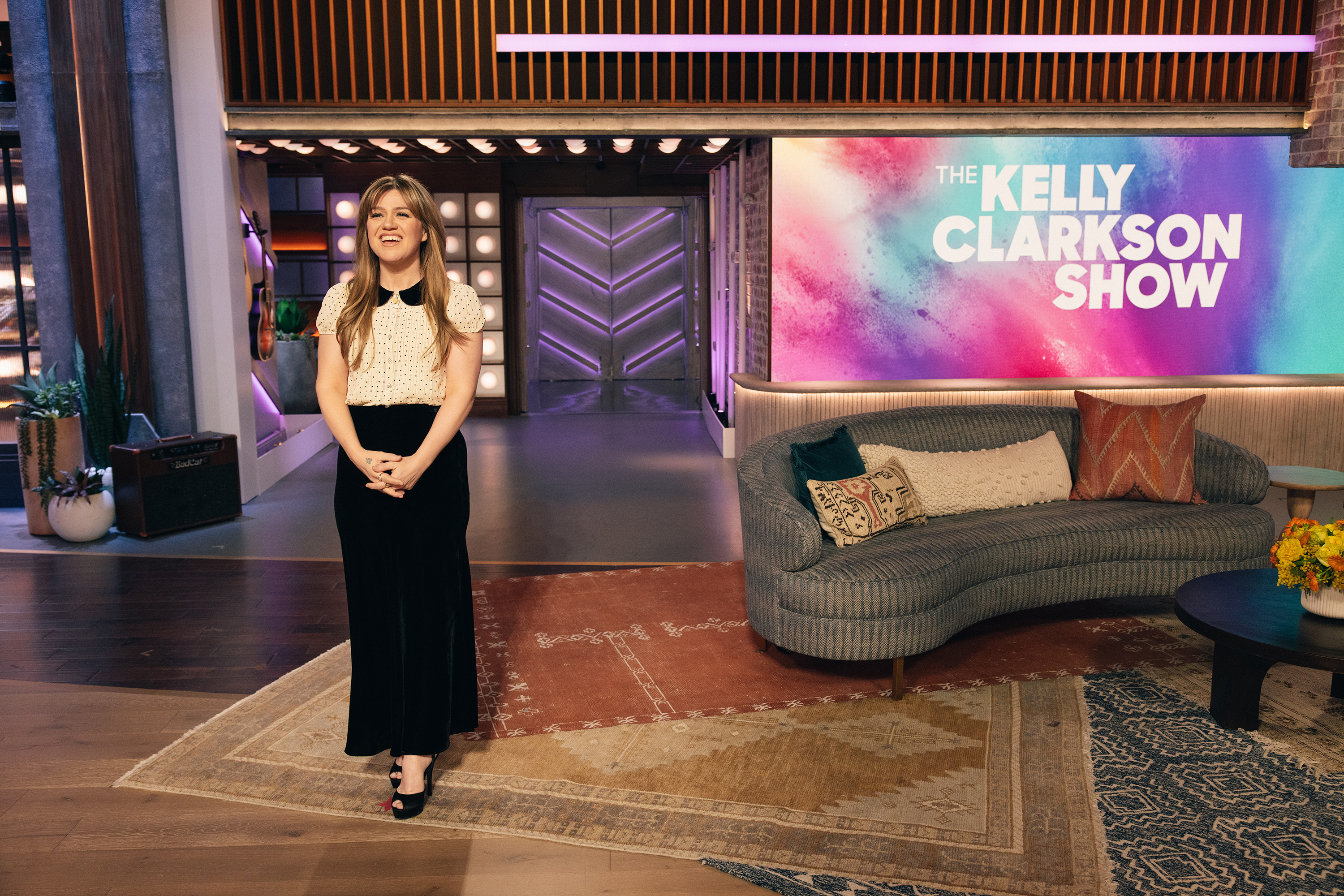 Kelly Clarkson on her self-titled talk show on January 21, 2025 | Source: Getty Images