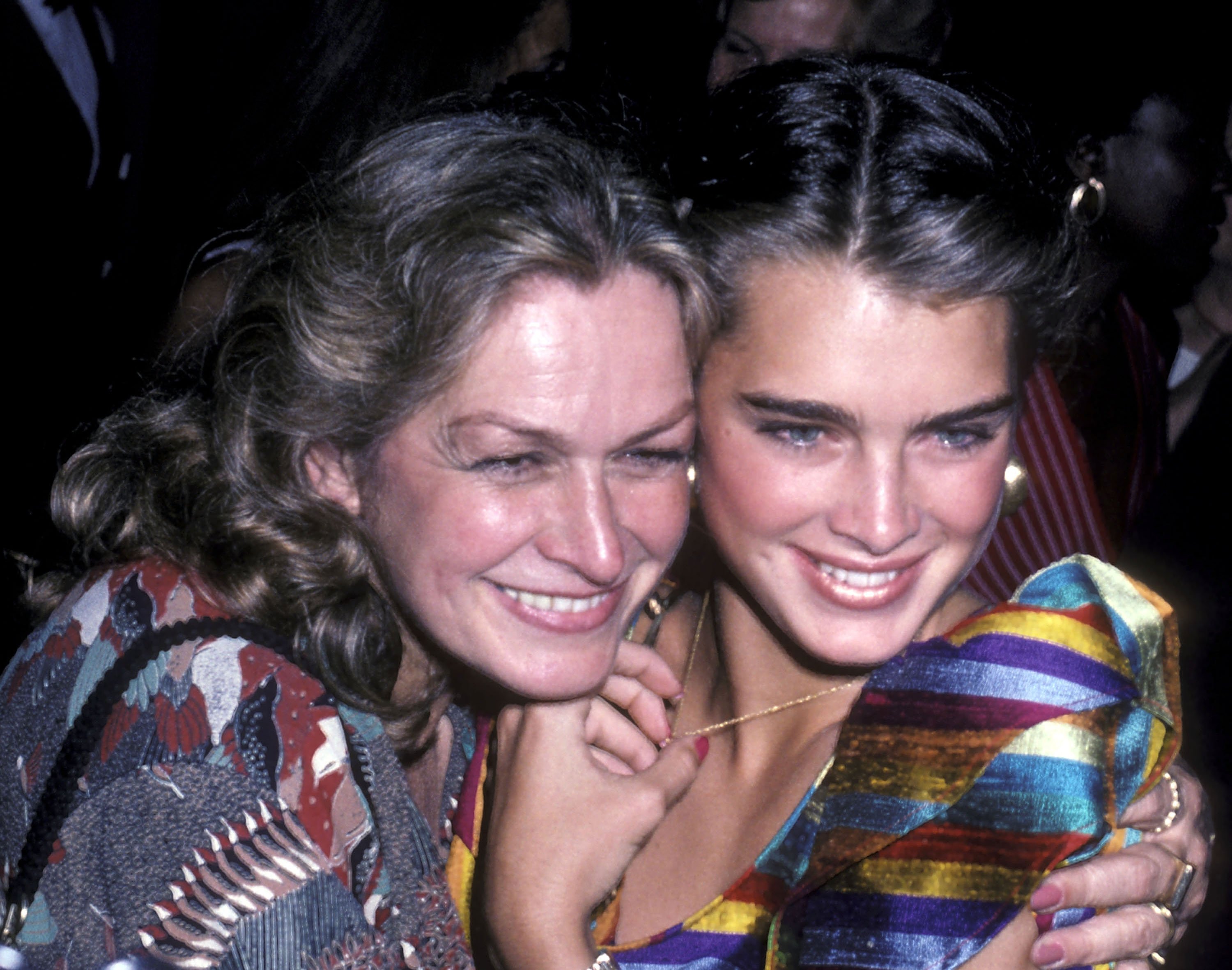 Brooke Shields and Teri Shields during the "Endless Love" premiere party at Hisae Restaurant on July 16, 1981 in New York City. / Source: Getty Images