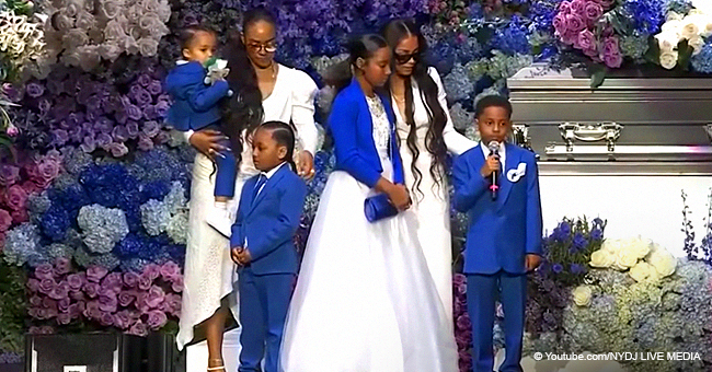 Lauren London Brings Kids Onstage to Pay Tribute to Nipsey Hussle at His Memorial Service (Video)