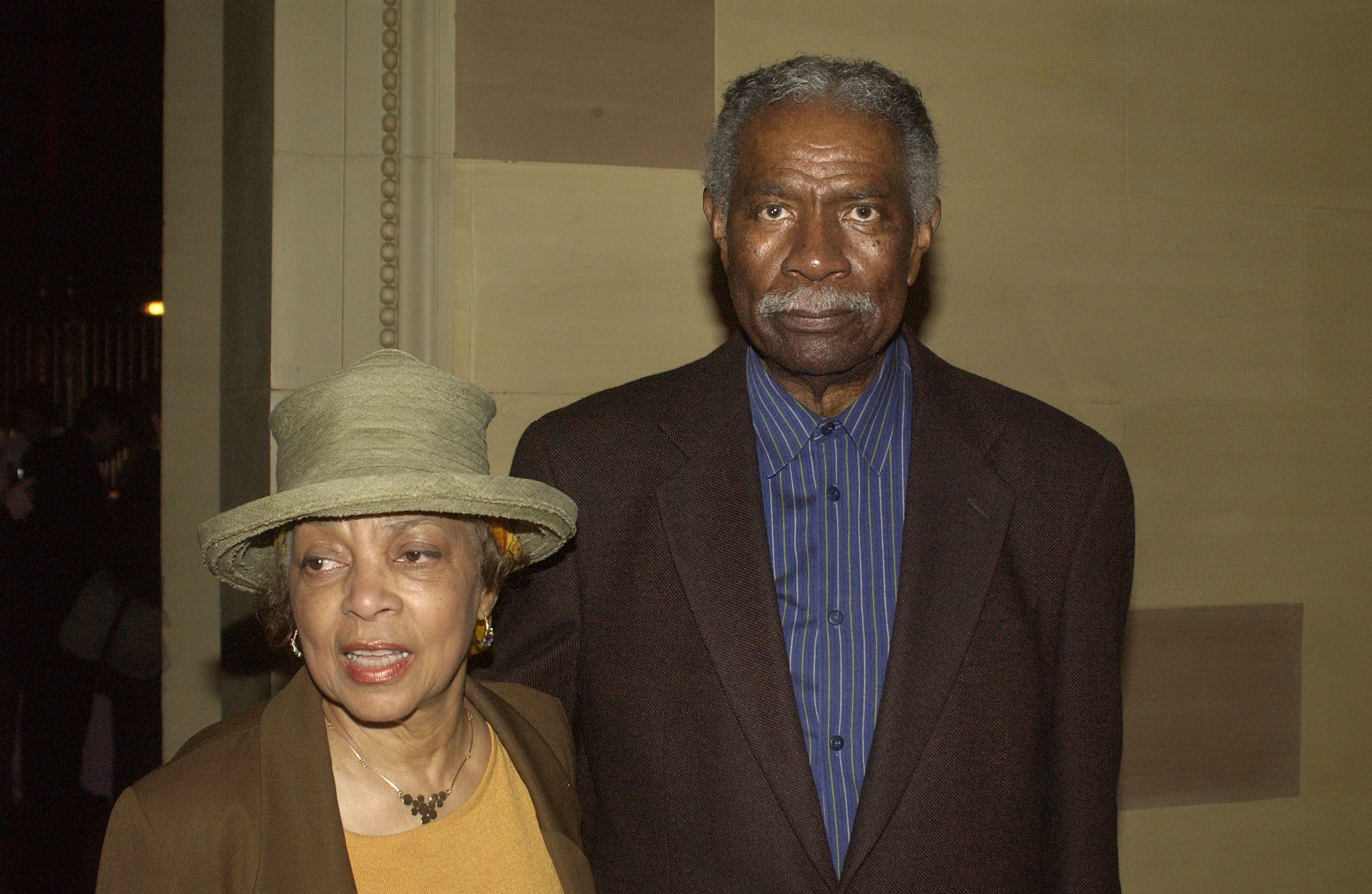 Ruby Dee and Ossie Davis at the after-party for the opening night of "Caroline or Change" on May 2, 2004 | Photo: Getty Images