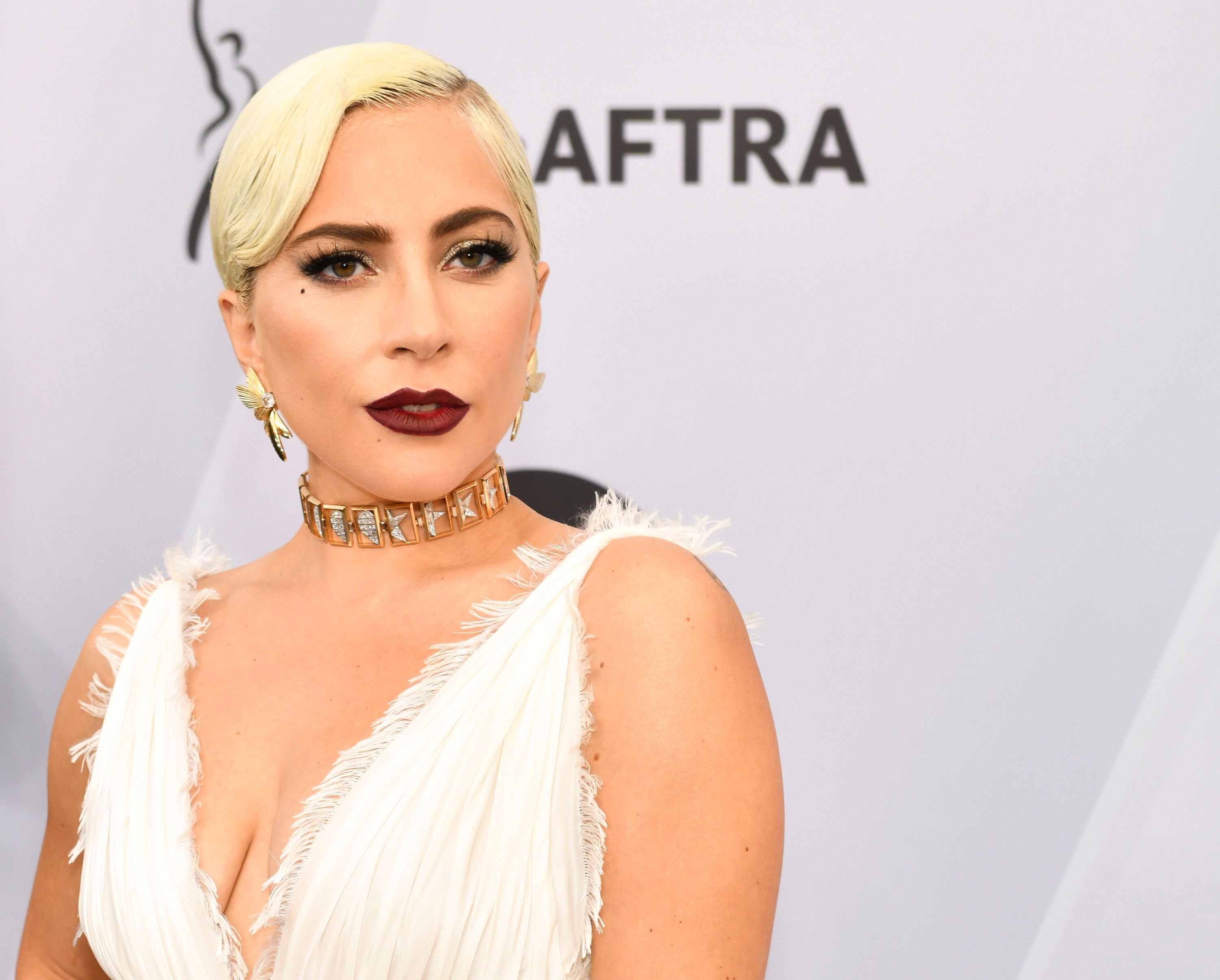 Lady Gaga at the 25th Annual Screen Actors Guild Awards at The Shrine Auditorium on January 27, 2019 | Photo: Getty Images