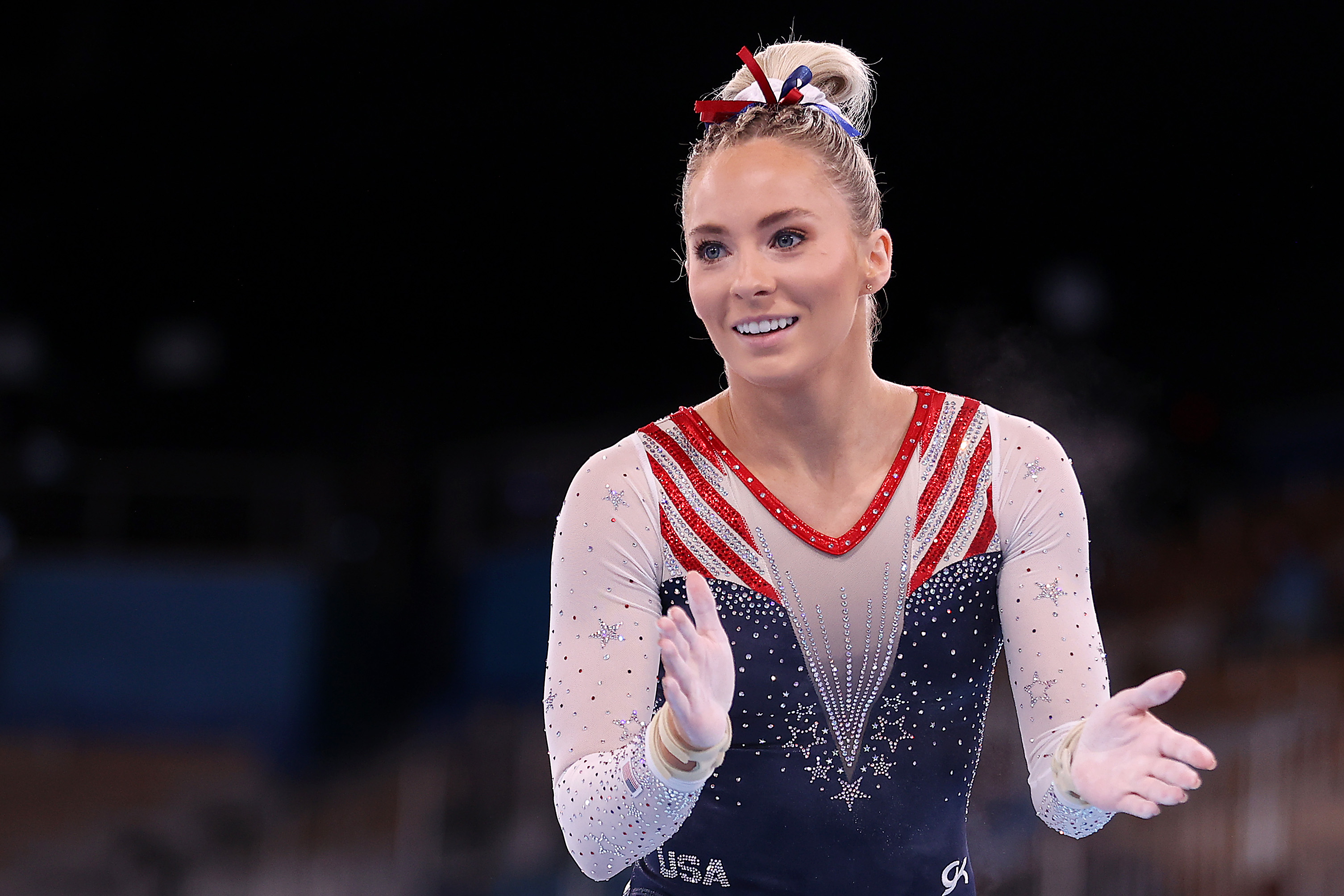 Mykayla Skinner of Team United States competes in the Women's Vault Final on day nine of the Tokyo 2020 Olympic Games | Source: Getty Images