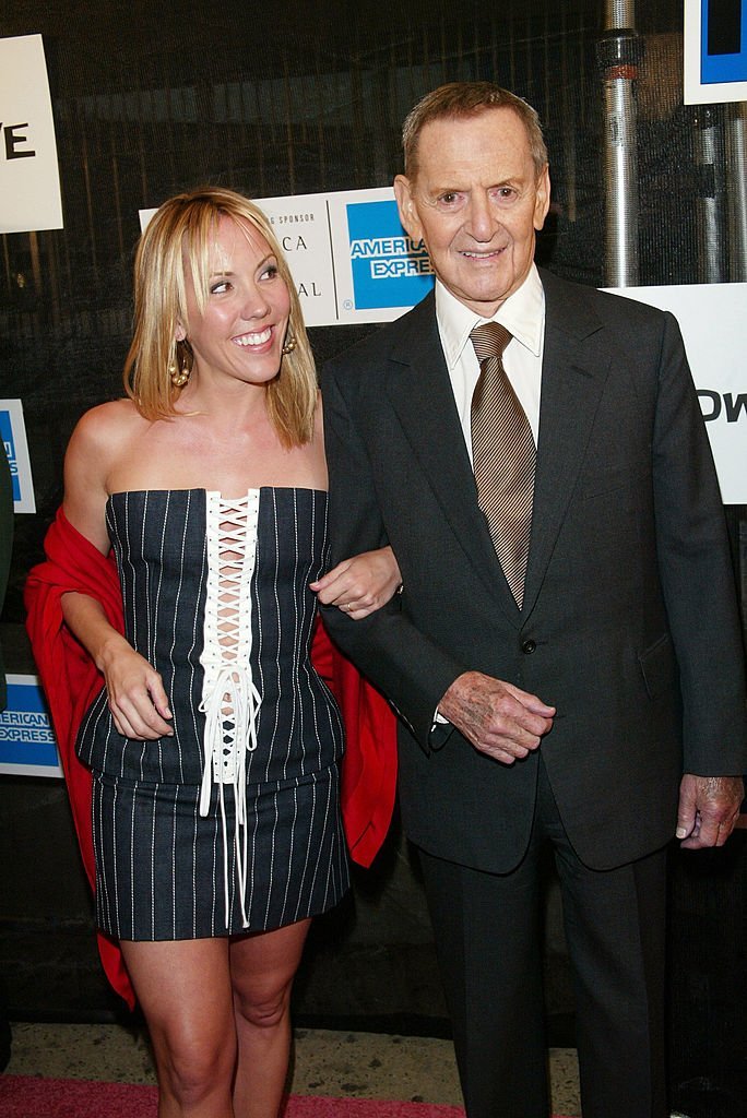 Tony Randall and wife Heather at the "Down With Love" world premiere on May 6, 2003 | Photo: GettyImages