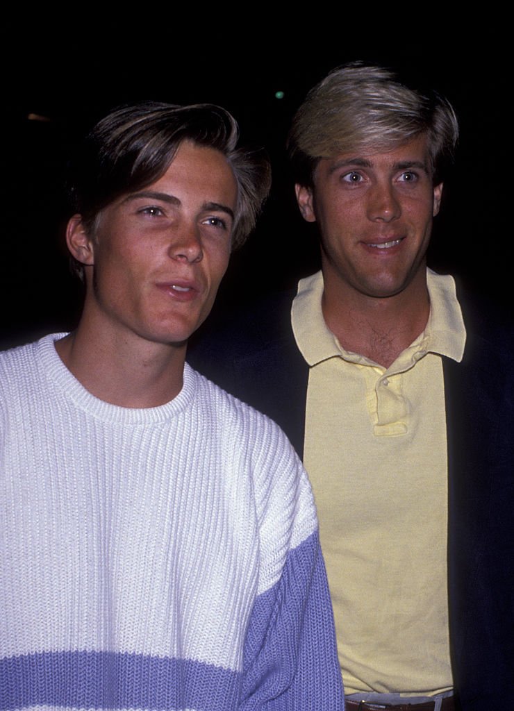 Shane Conrad and Christian Conrad attend the premiere of "When Harry Met Sally" on July 13, 1989, in Beverly Hills | Source: Getty Images
