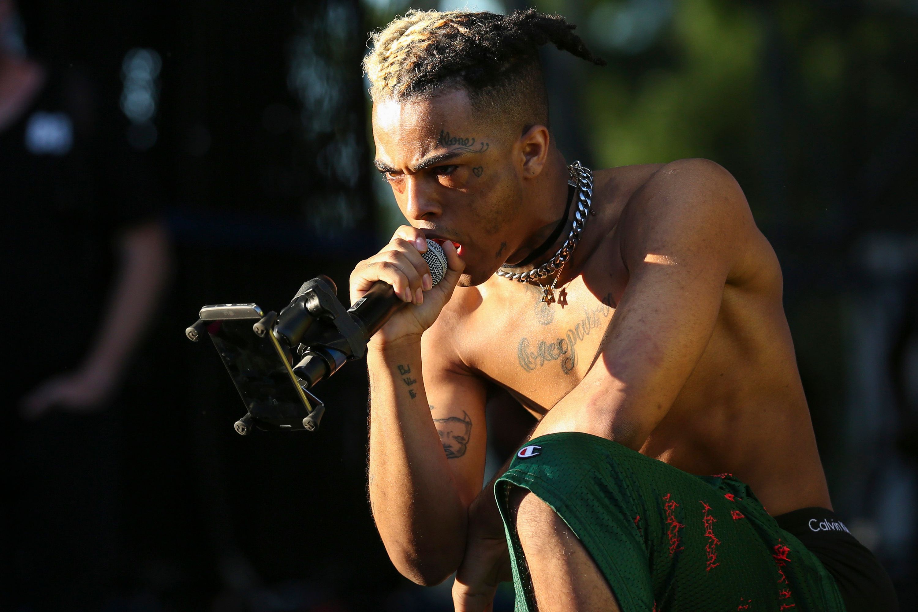 XXXTentacion performs during the second day of the Rolling Loud Festival in downtown Miami on Saturday, May 6, 2017. | Source: Getty Images