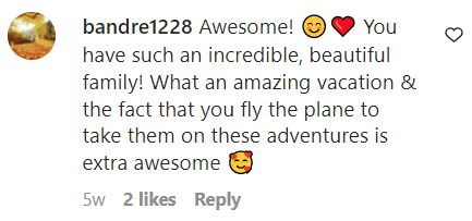 Comments from John Travolta Instagram post of his vacation. | Source: Instagram.com/John Travolta