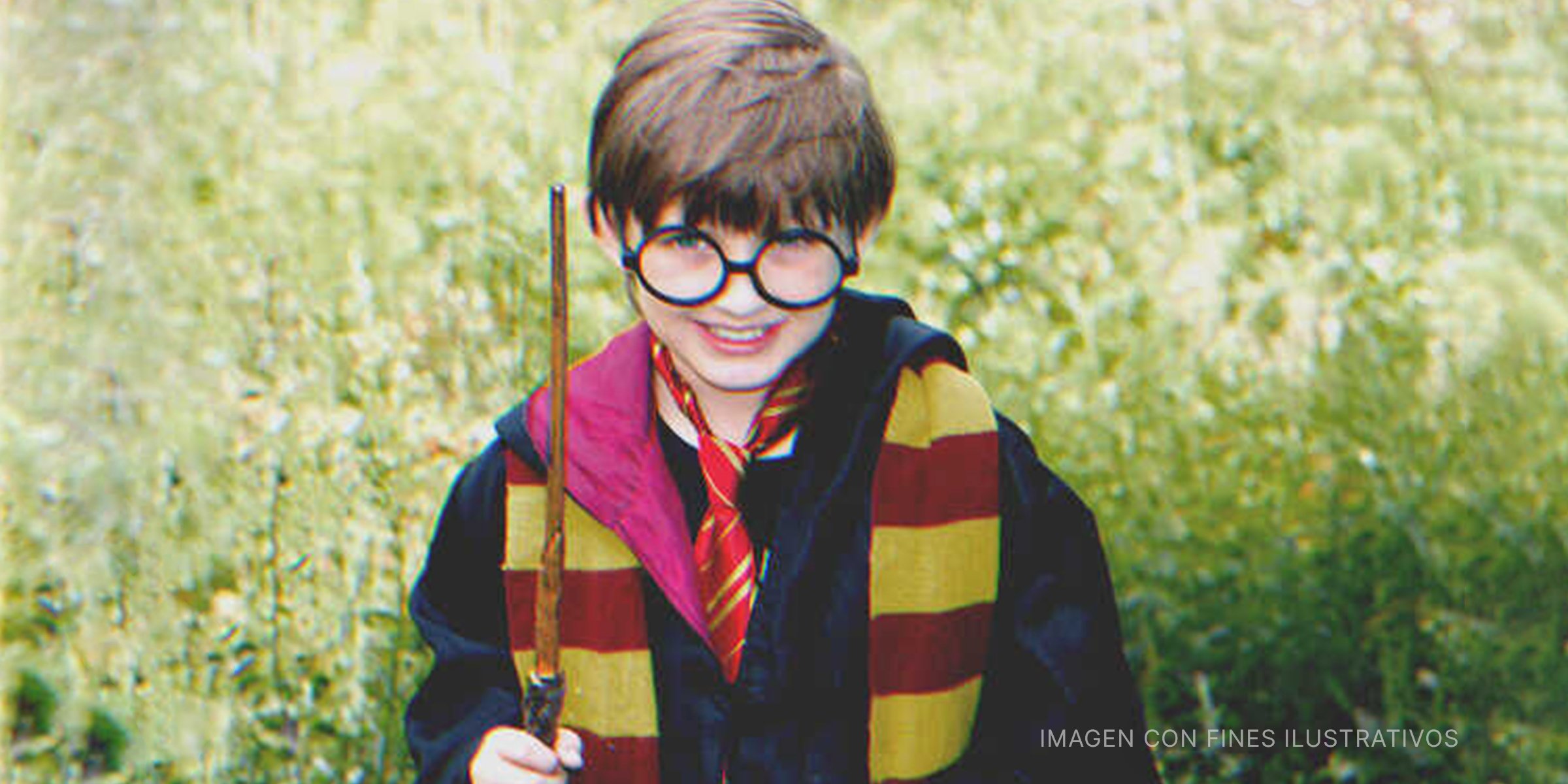 Niño disfrazado de Harry Potter | Foto: Shutterstock 