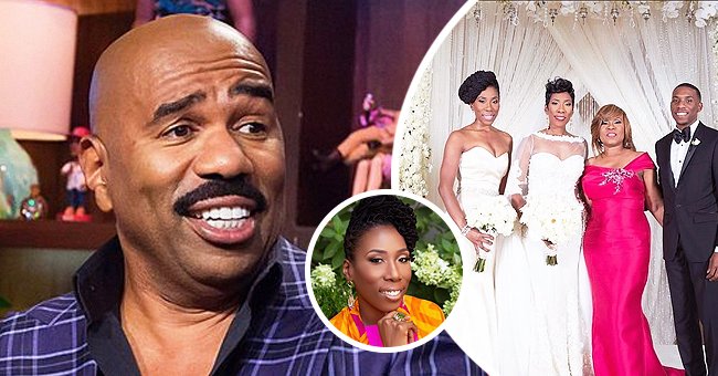 Steve Harvey S Twin Daughter Brandi Shares Pics With Her Rarely Seen Mom Marcia On Mother S Day