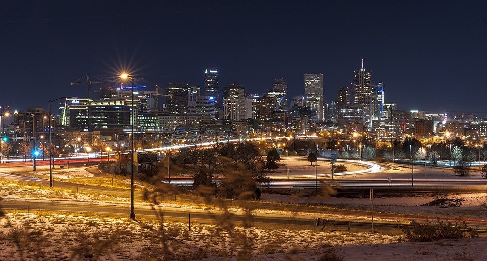 Denver City's skyline at night. | Photo: pixabay.com