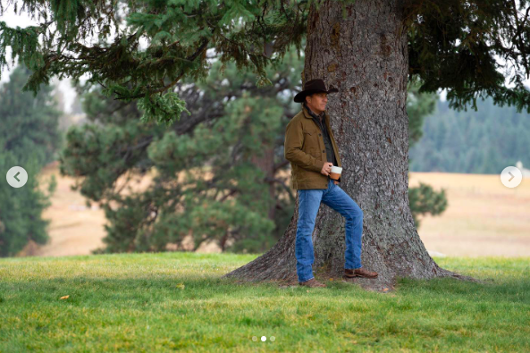 Kevin Costner posing as John Dutton in "Yellowstone," posted on July 26, 2020 | Source: Instagram/kevincostner