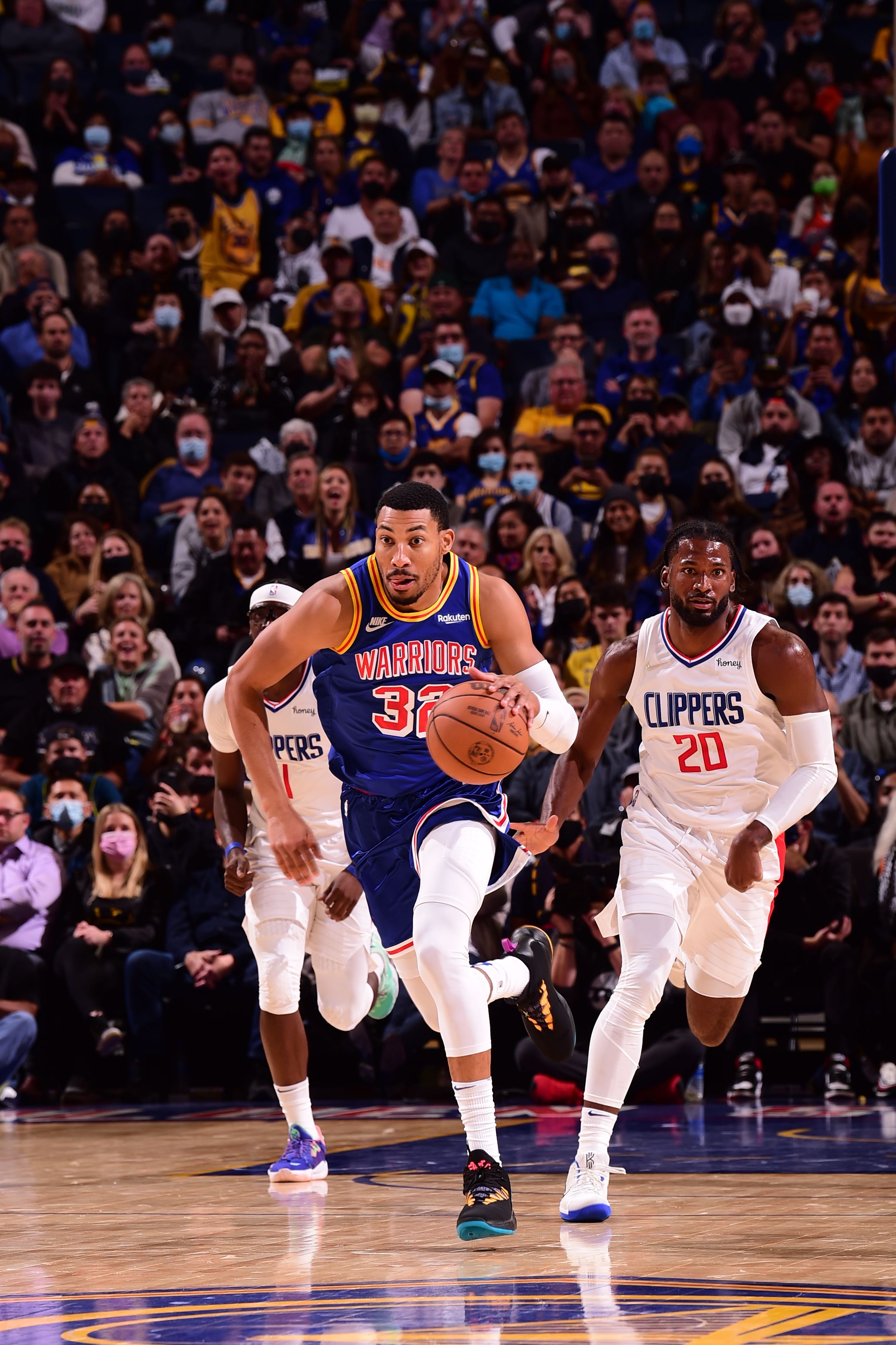 Otto Porter Jr. during the game against the LA Clippers on October 21, 2021 at Chase Center in San Francisco, California | Source: Getty Images