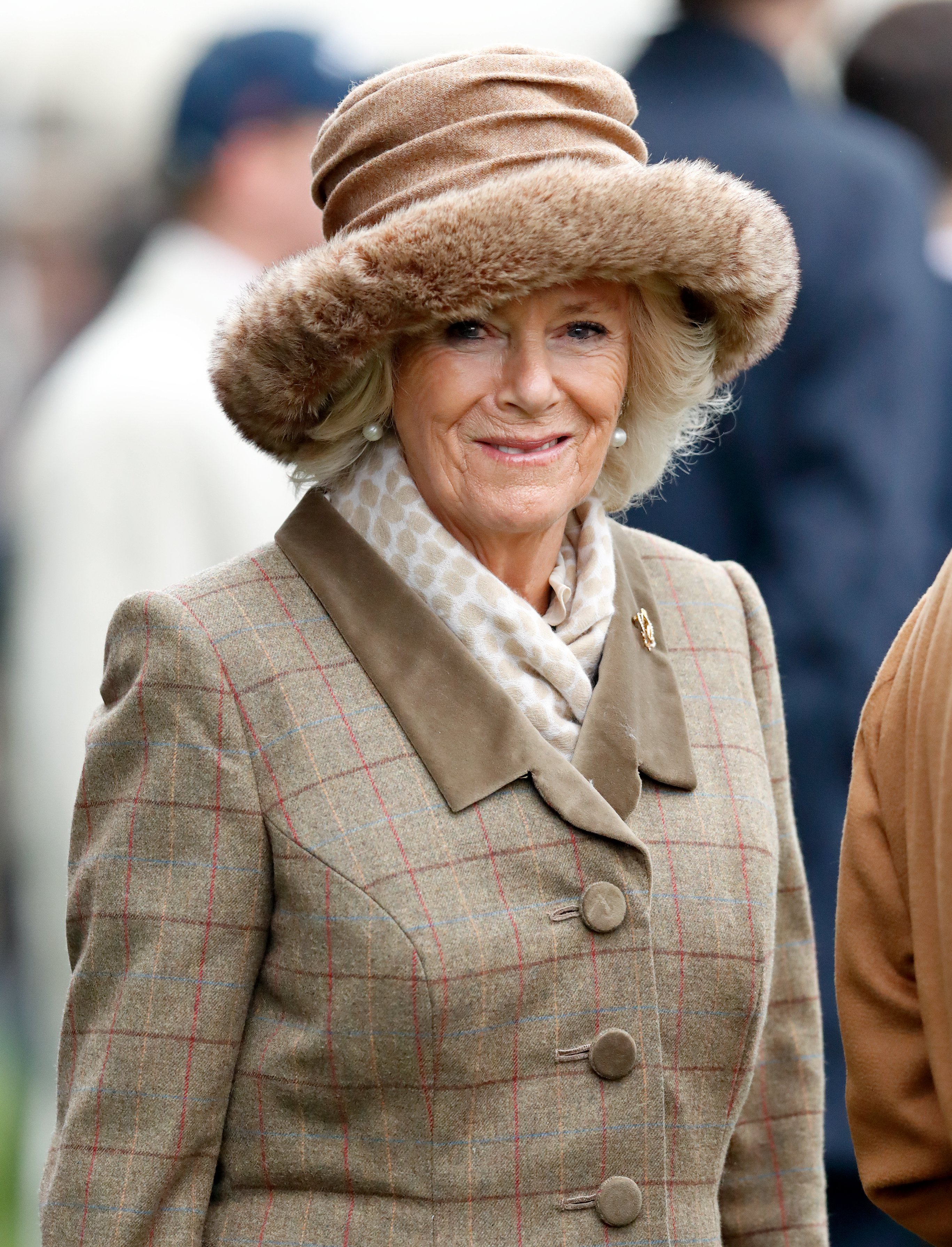 Camilla, Duchess of Cornwall, attends The Prince's Countryside Fund Raceday at Ascot Racecourse on November 23, 2018, in Ascot, England. | Source: Getty Images