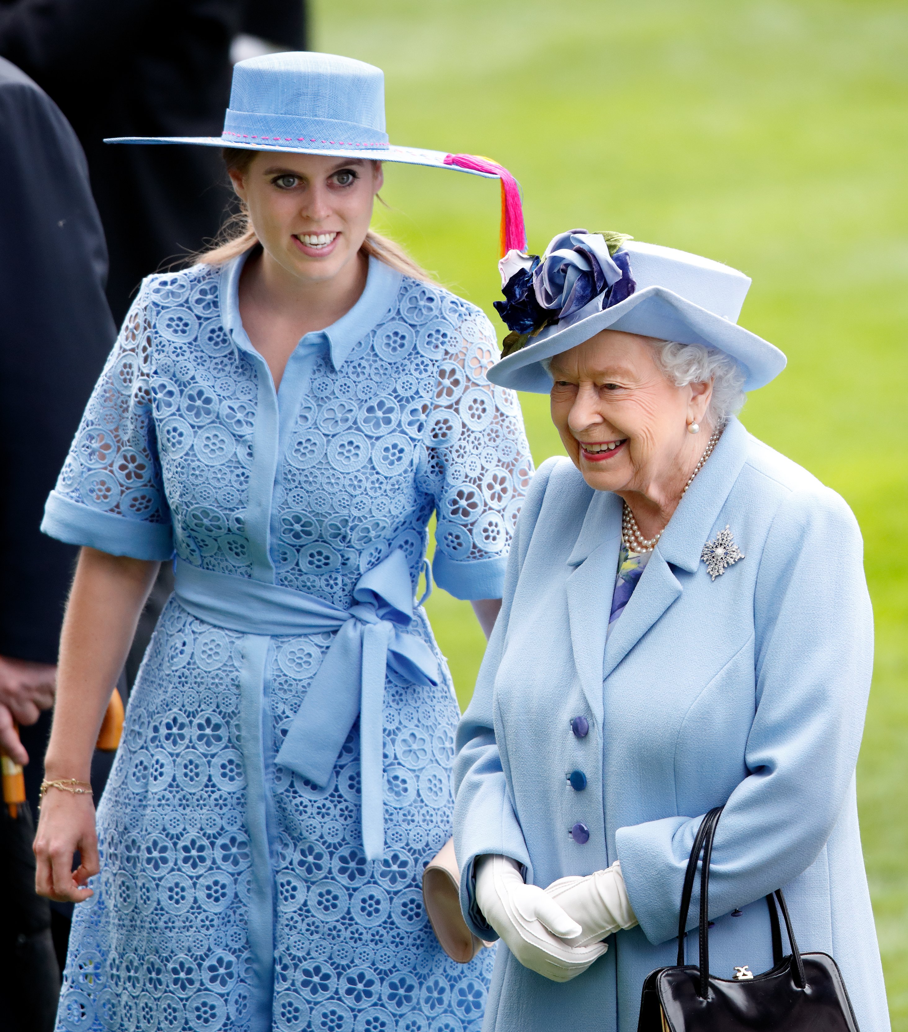 Princess Beatrice and Queen Elizabeth II attend day one of Royal Ascot at Ascot Racecourse on June 18, 2019 in Ascot, England. | Source: Getty Images 