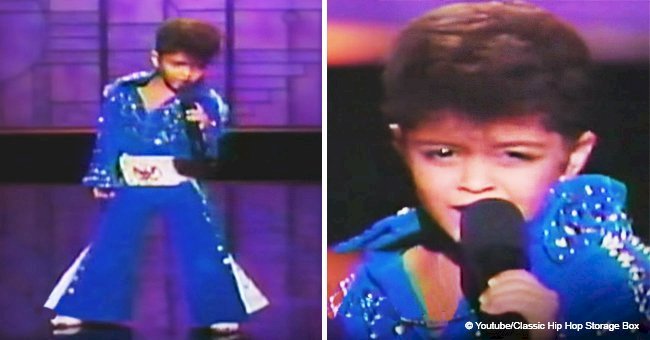 Remembering little Bruno Mars impersonating Elvis Presley in 'Honeymoon In Vegas'