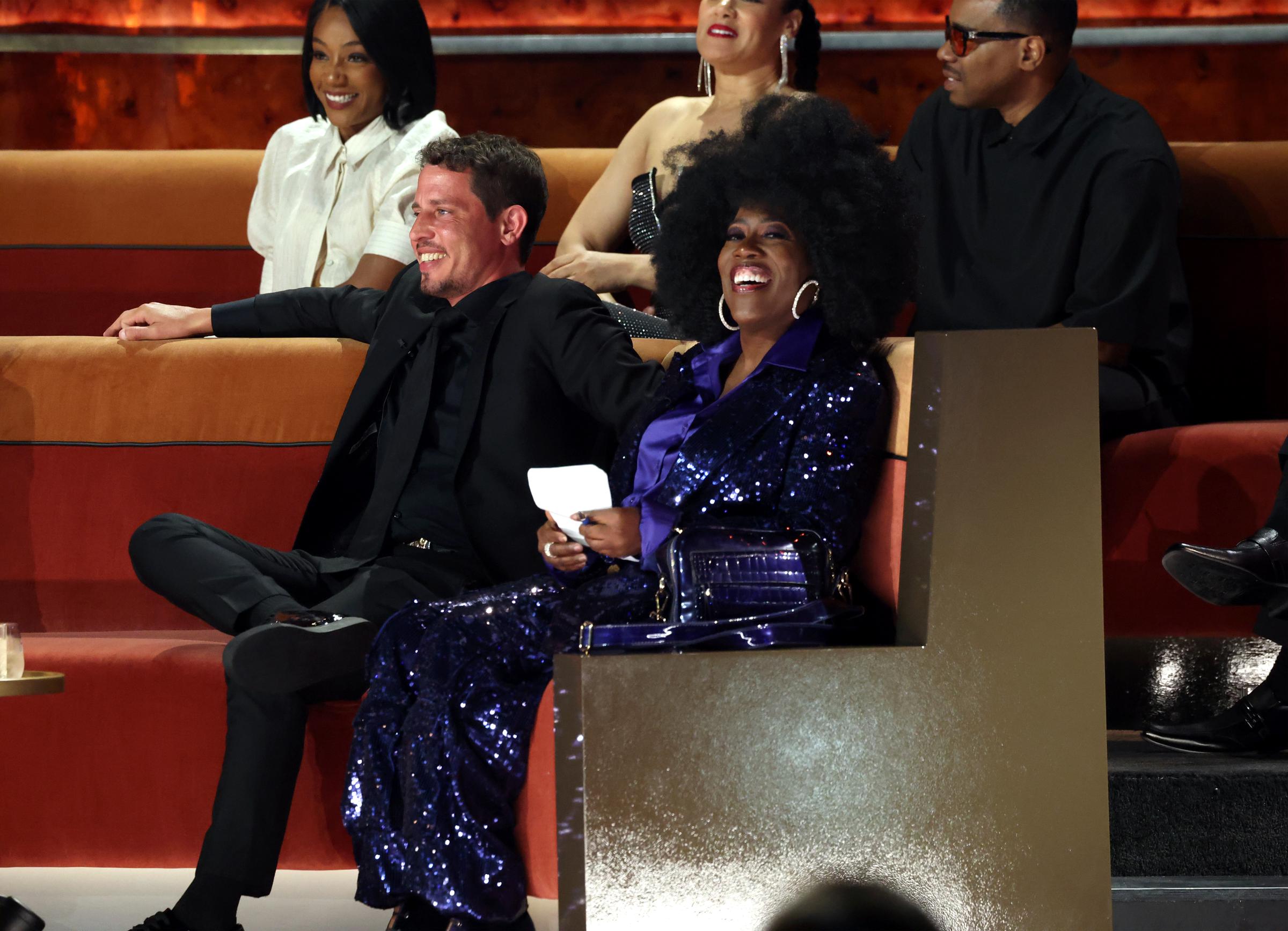 Tony Hinchcliffe and Sheryl Underwood at The Kia Forum on May 10, 2026 | Source: Getty Images