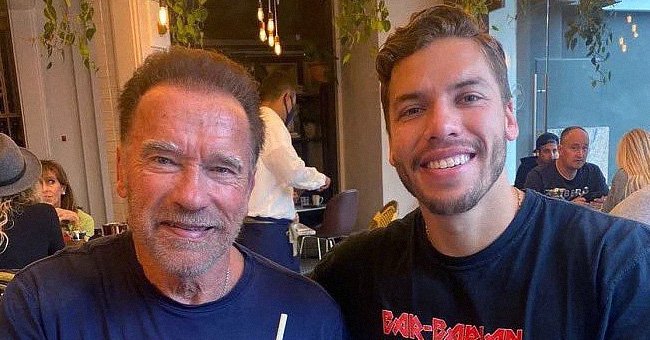 Arnold Schwarzenegger with son Joseph Baena | Photo: Twitter.com/Schwarzenegger