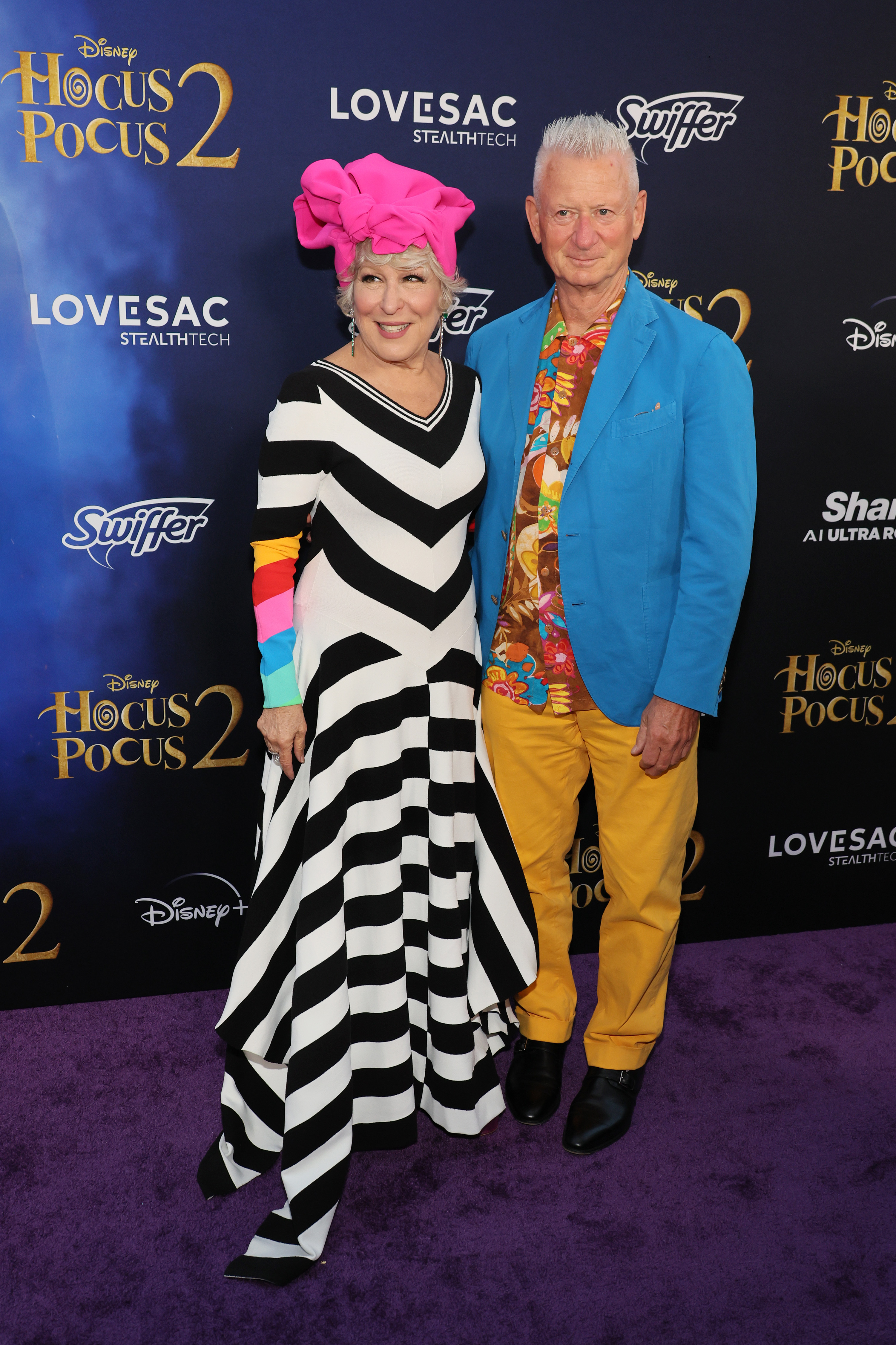 Bette Midler and Martin von Haselberg at Disney's 'Hocus Pocus 2' premiere, September 27, 2022, AMC Lincoln Square Theater, New York City | Source: Getty Images