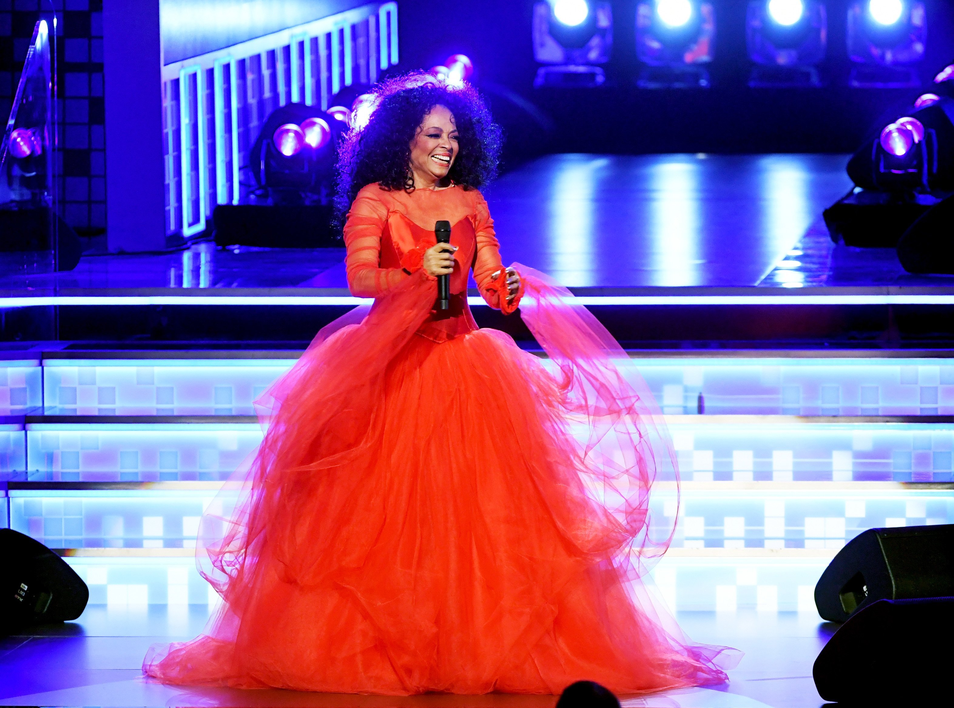 Diana Ross during her birthday performance at the 61st Annual GRAMMY Awards in Los Angeles on Feb. 10, 2019. | Photo: Getty Images