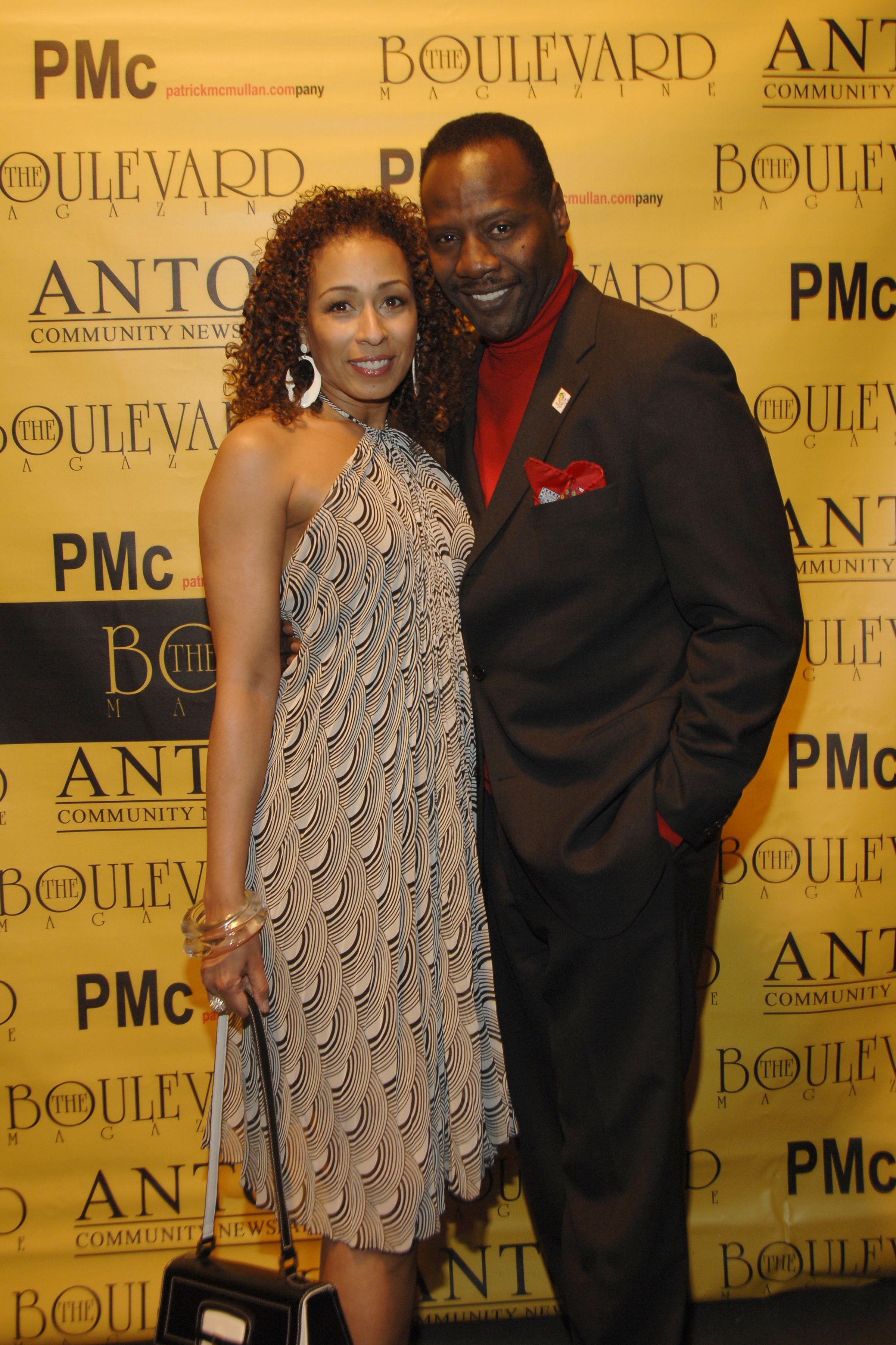 Tamara Tunie and Gregory Generet attend BOULEVARD MAGAZINE Celebrates their April Issue at Hawaiian Tropic Zone on April 14, 2008 in New York City. | Photo: Getty Images