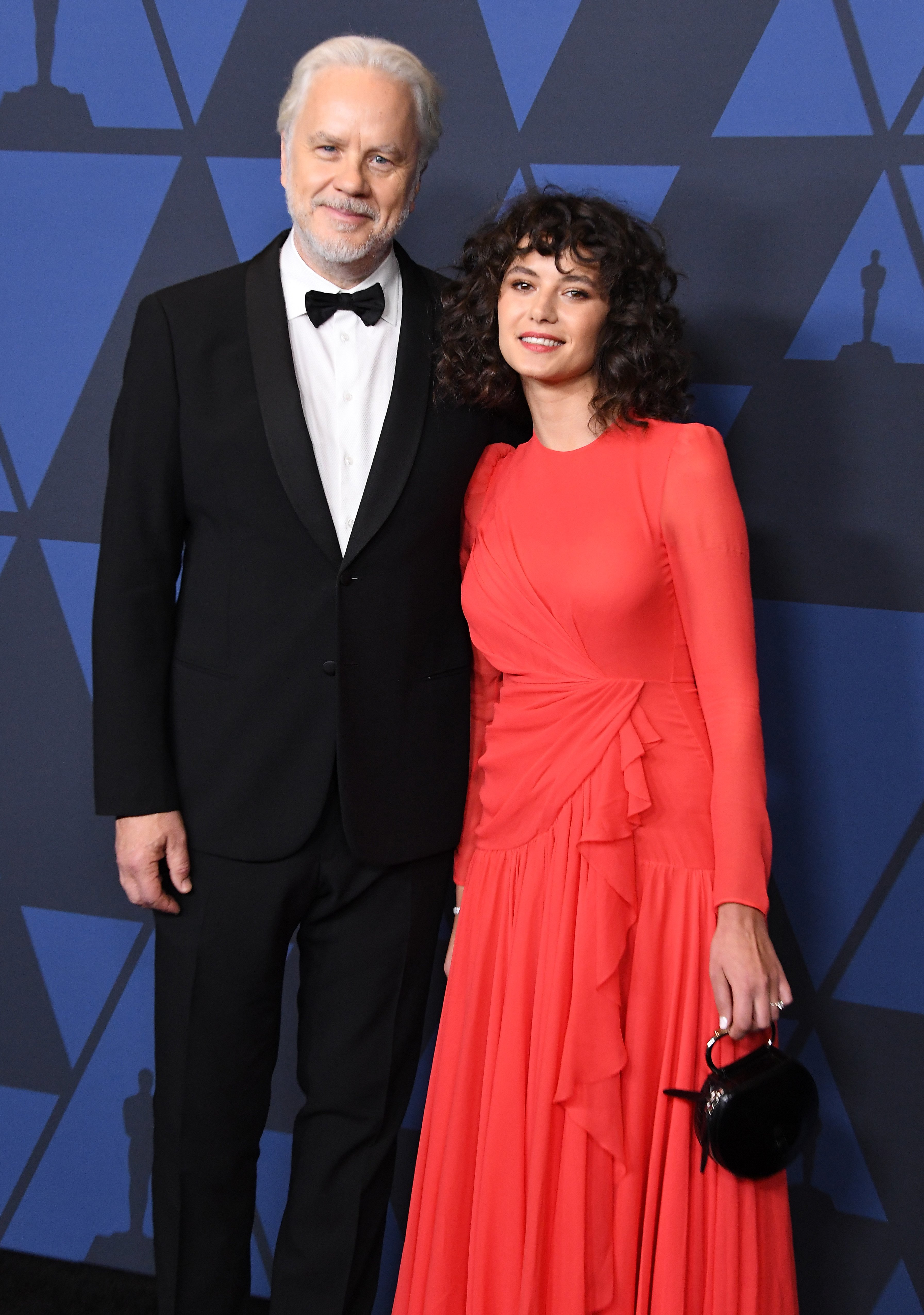 Tim Robbins and Gratiela Brancusi in Hollywood 2019. | Source: Getty Images 