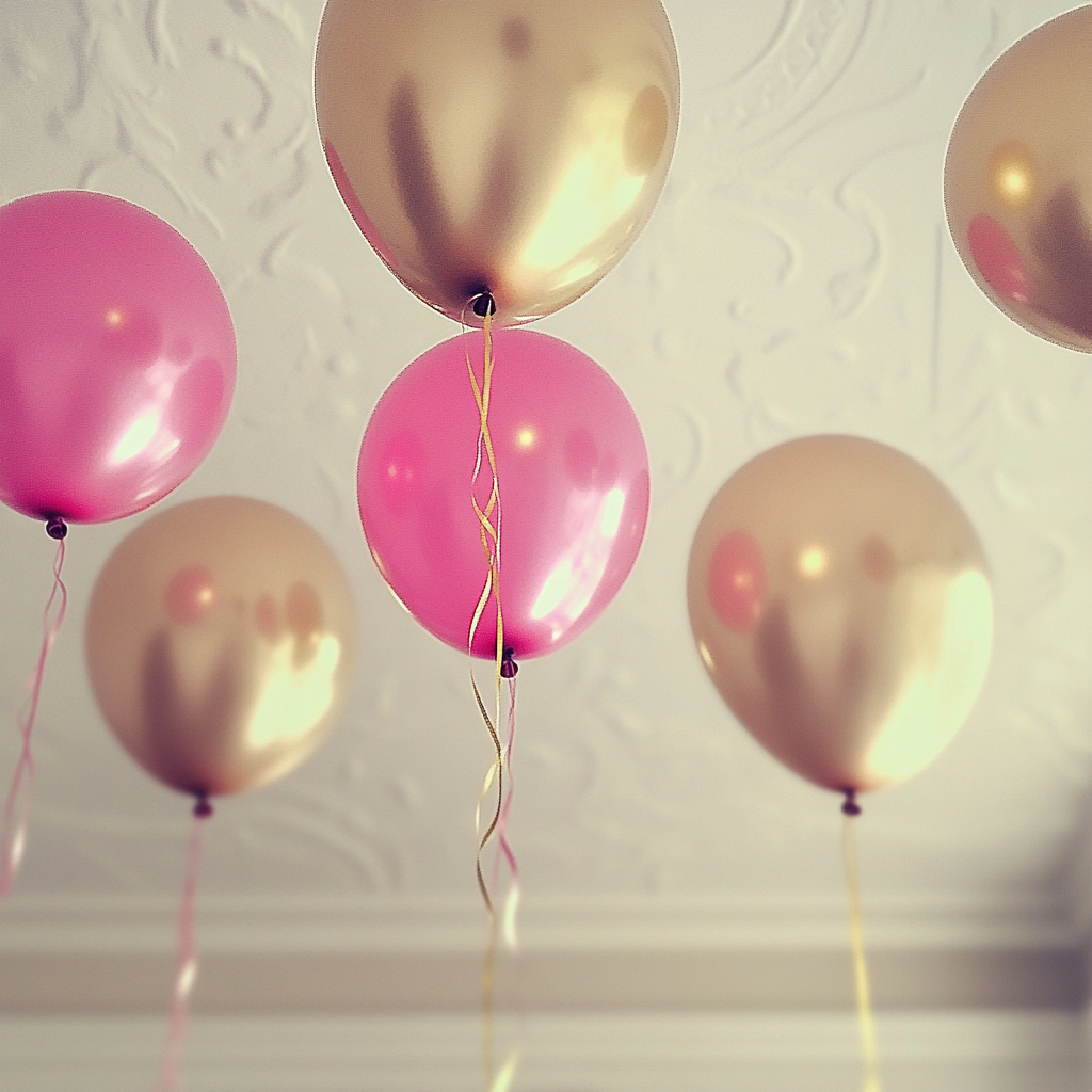 Balloons floating to the ceiling | Source: Midjourney