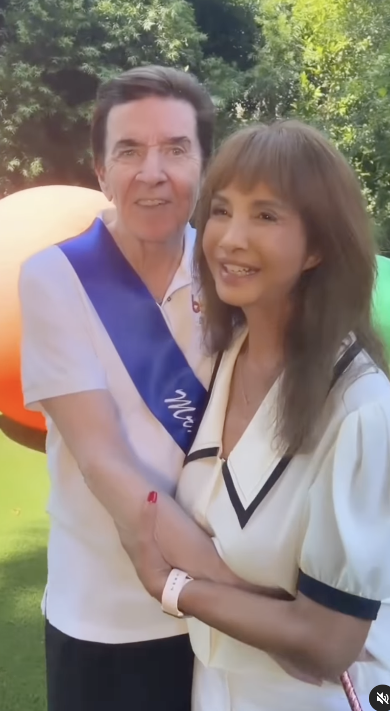 Bobby Sherman and his wife, Brigitte Poublon, from a clip dated July 22, 2024 | Source: Instagram/bbscfoundation