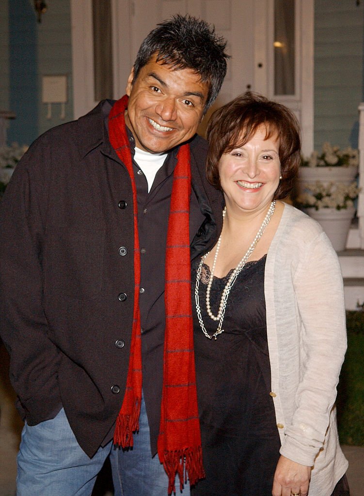 George Lopez and wife Ann Serrano during 2005 ABC Winter Press Tour Party - Arrivals at Universal Studios in Universal City, California, United States. | Source: Getty Images