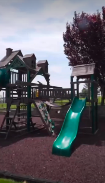 The outdoor play area for Kyle and Samantha Busch's kids. | Source: Instagram/rowdybusch