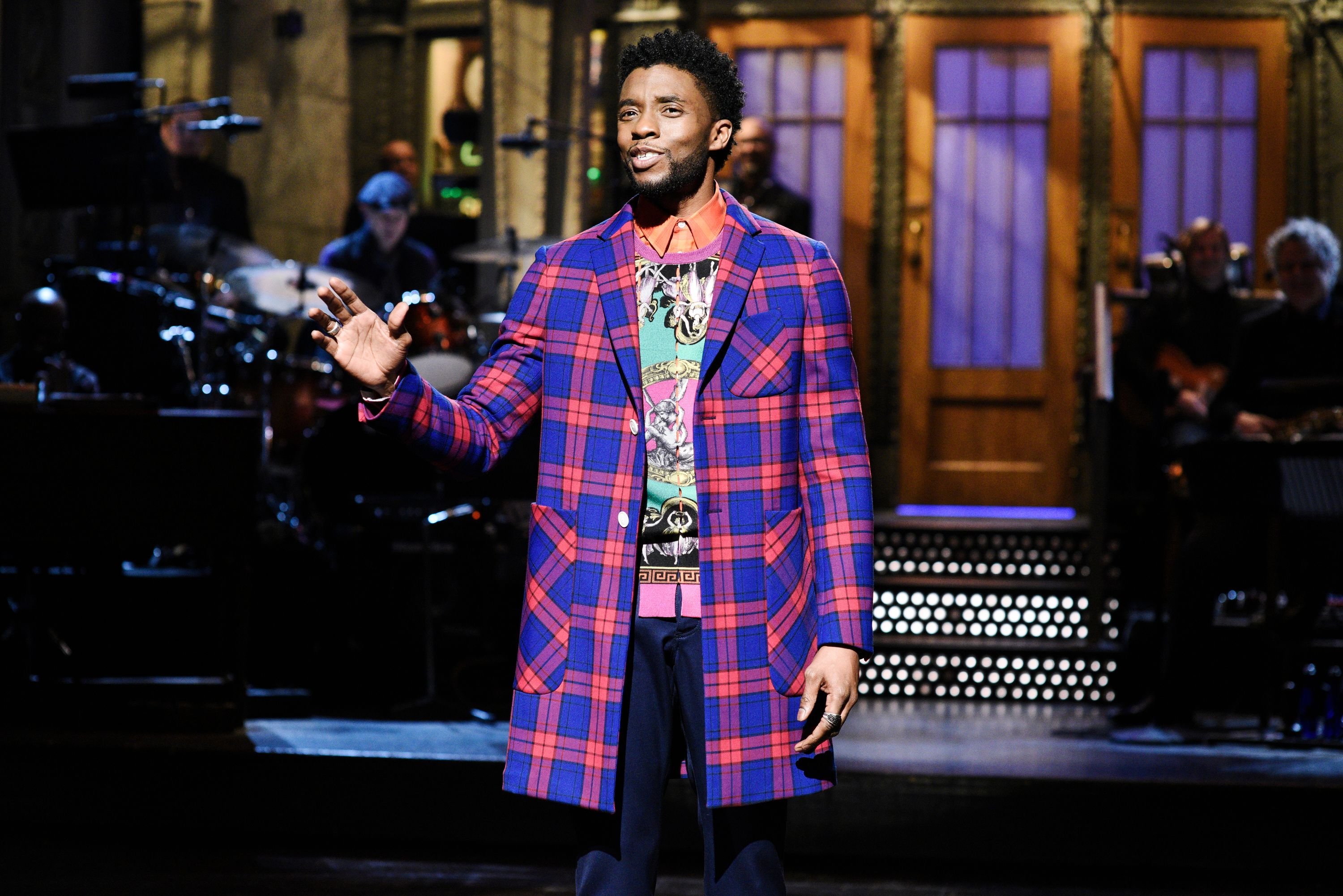 "Black Panther" actor Chadwick Boseman hosting episode 1742 of "Saturday Night Live" Opening Monologue | Photo: Will Heath/NBCU Photo Bank/NBCUniversal via Getty Images)