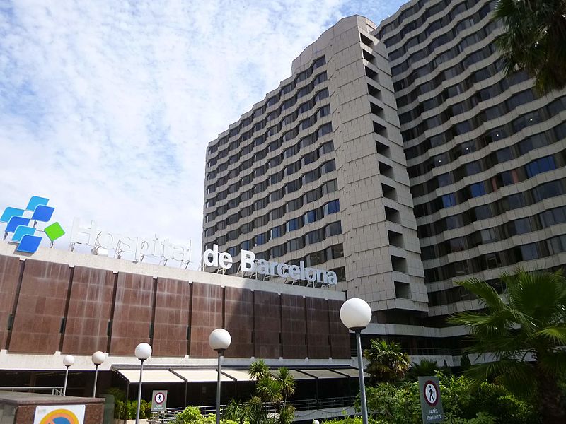 Hospital de Barcelona, ubicado en el número 660 de la Avenida Diagonal de Barcelona. | Imagen: Wikipedia