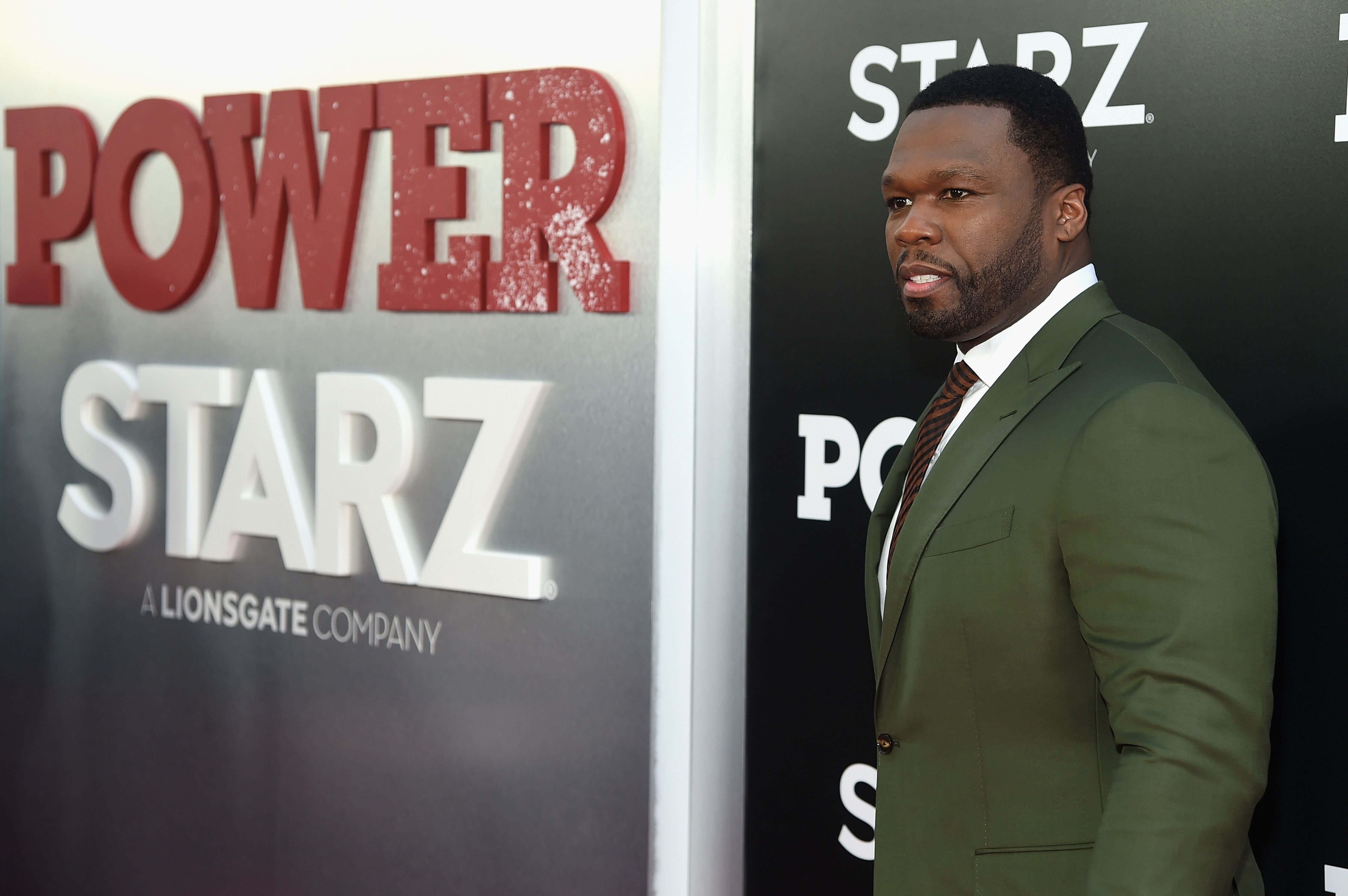50 Cent at the premiere for the new season of "Power Starz"/ Source: Getty Images