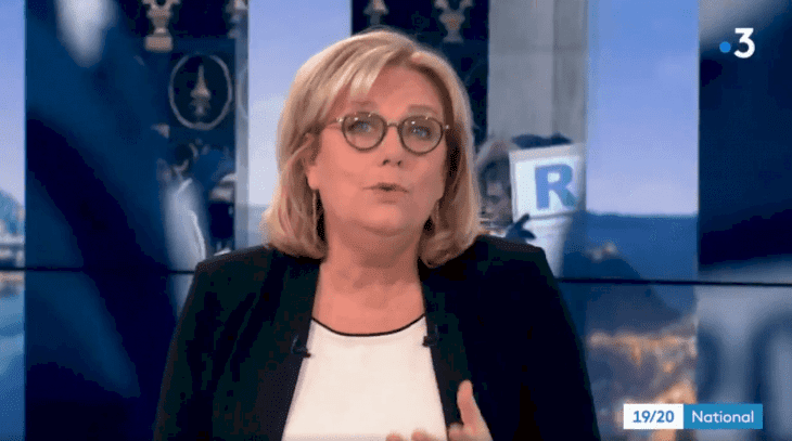 Source : Twitter/JT du WE de France 3 Source : Twitter/JT du WE de France 3