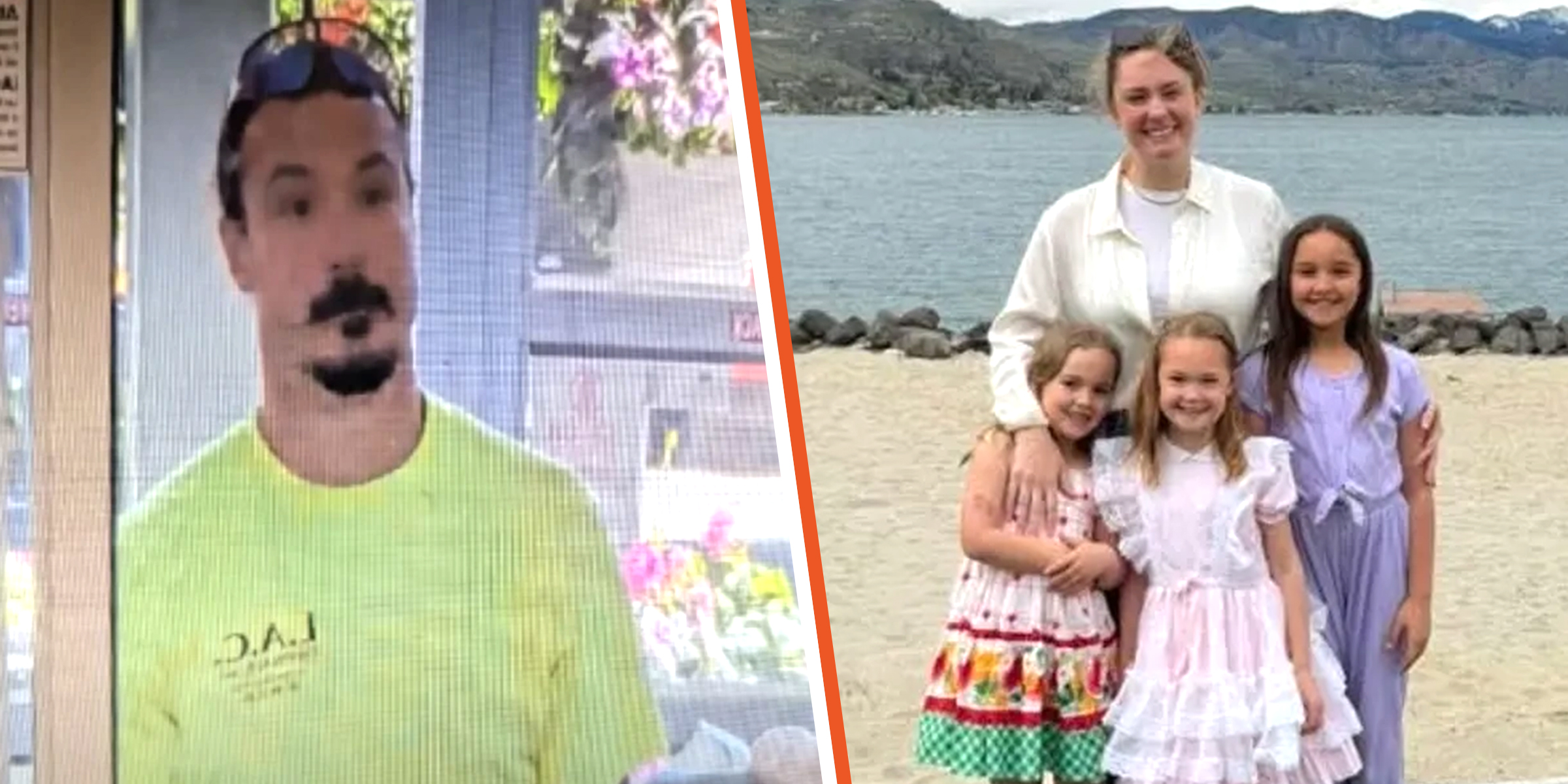 Travis Decker | Whitney Decker and their three daughters | Source: YouTube/fox13seattle / Gofundme