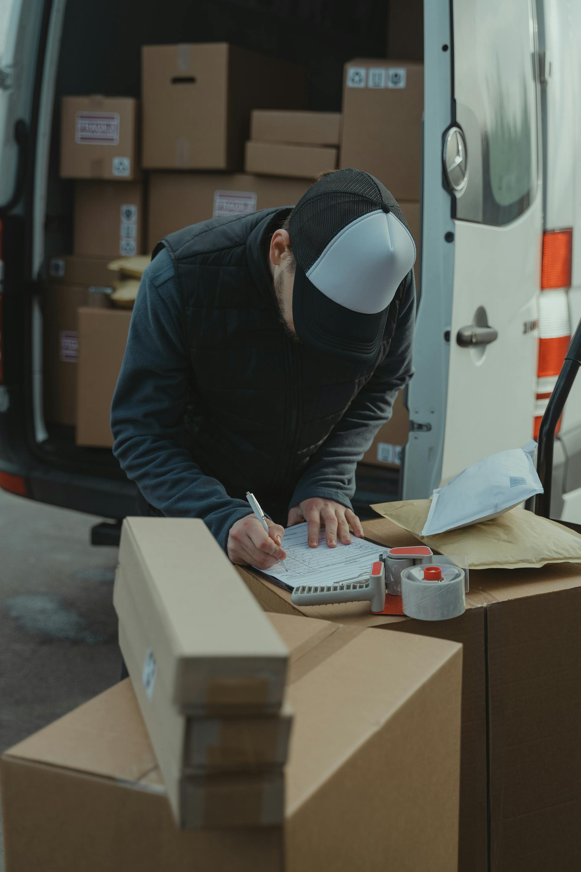 A delivery driver | Source: Pexels