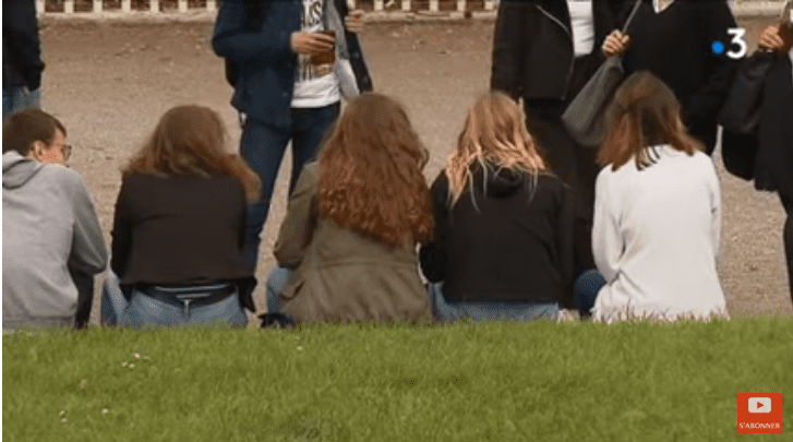  Des élèves du lycée Guy Mollet. Photo : Youtube/France 3 Hauts-de-France