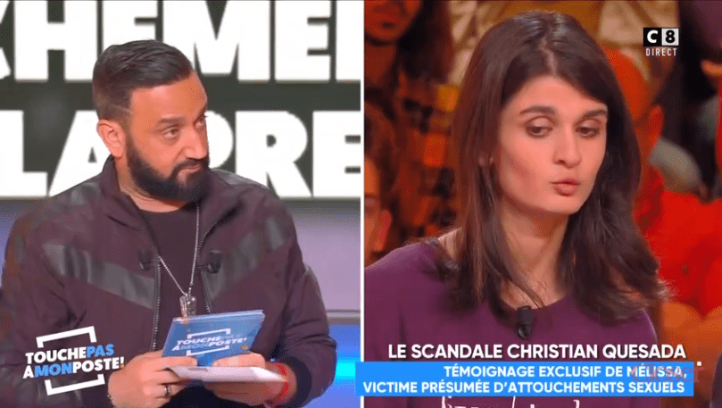 Cyril Hanouna et Mélissa. | Photo : Vidéo/ Closer Cyril Hanouna et Mélissa. | Photo : Vidéo/ Closer