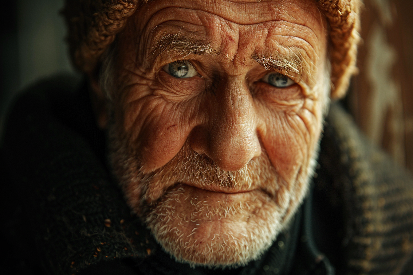 An older man smiling | Source: Midjourney