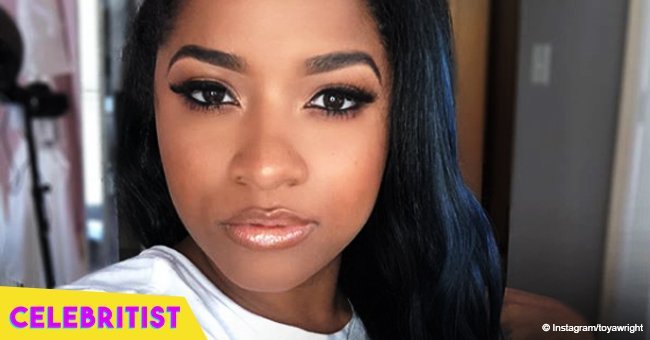 Toya Wright's baby daughter steals hearts in yellow polka dot swimsuit 