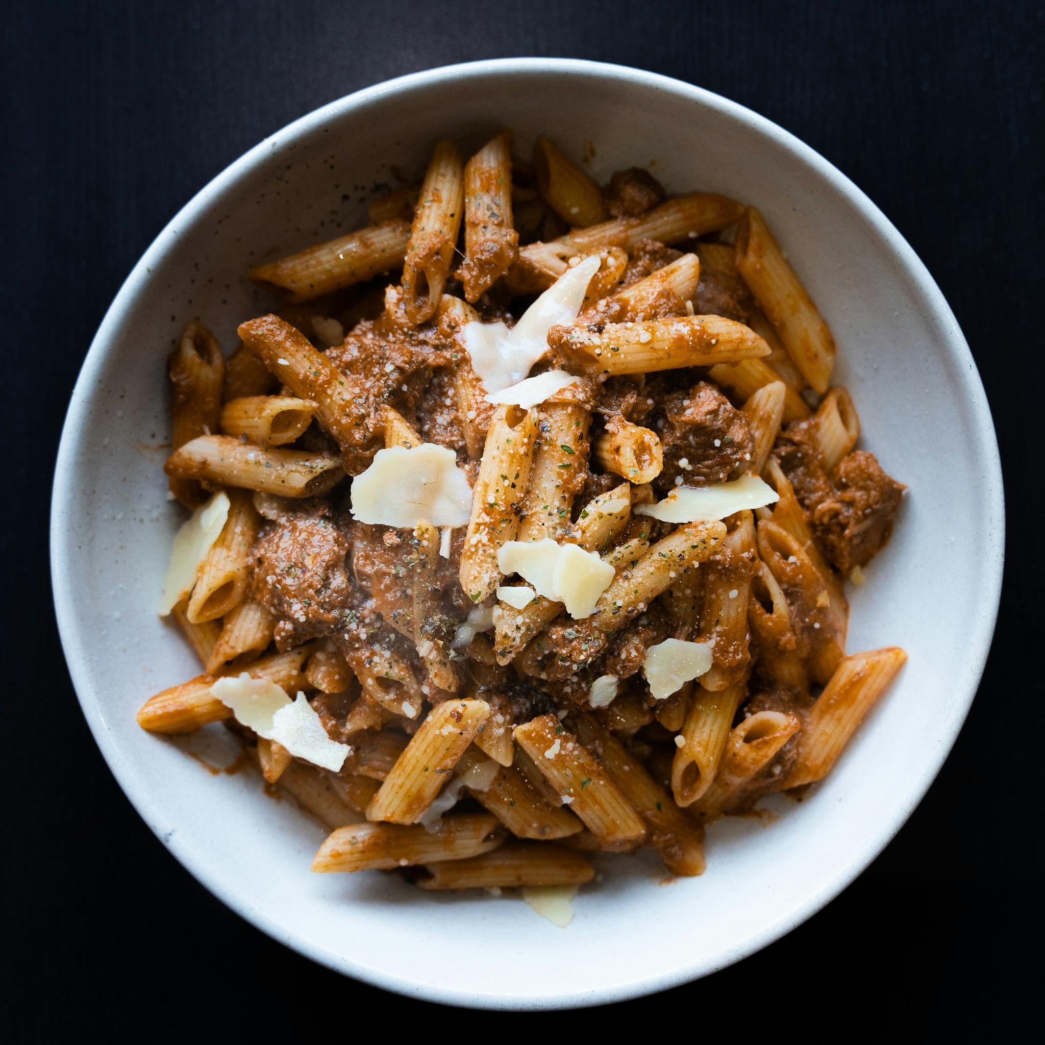 A plate of pasta. | Source: Pexels