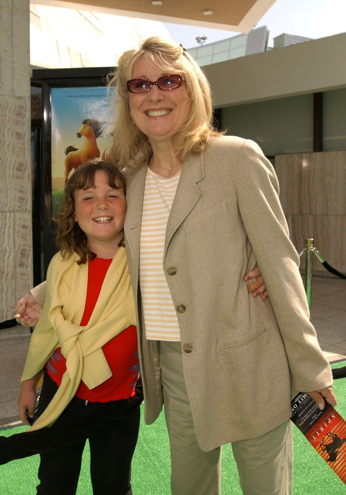 Teri Garr and her daughter, Molly O'Neil, attended the premiere of "Spirit: Stallion of the Cimarron" on May 19, 2002. The mother-daughter duo radiated warmth, sharing another memorable red carpet moment together. | Source: Getty Images