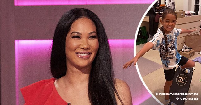 Fans Impressed with Kimora Lee Simmons' Son Wolfe's Long Hair after Seeing  Him Skateboarding