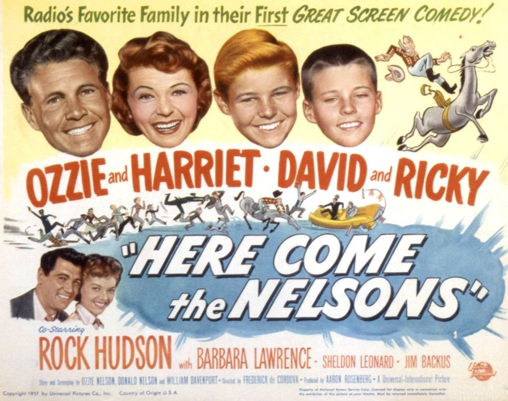 The Nelsons: Ozzie Nelson, Harriet Hilliard, David Nelson, Ricky Nelson [Top] in 1952 | Source: Getty Images