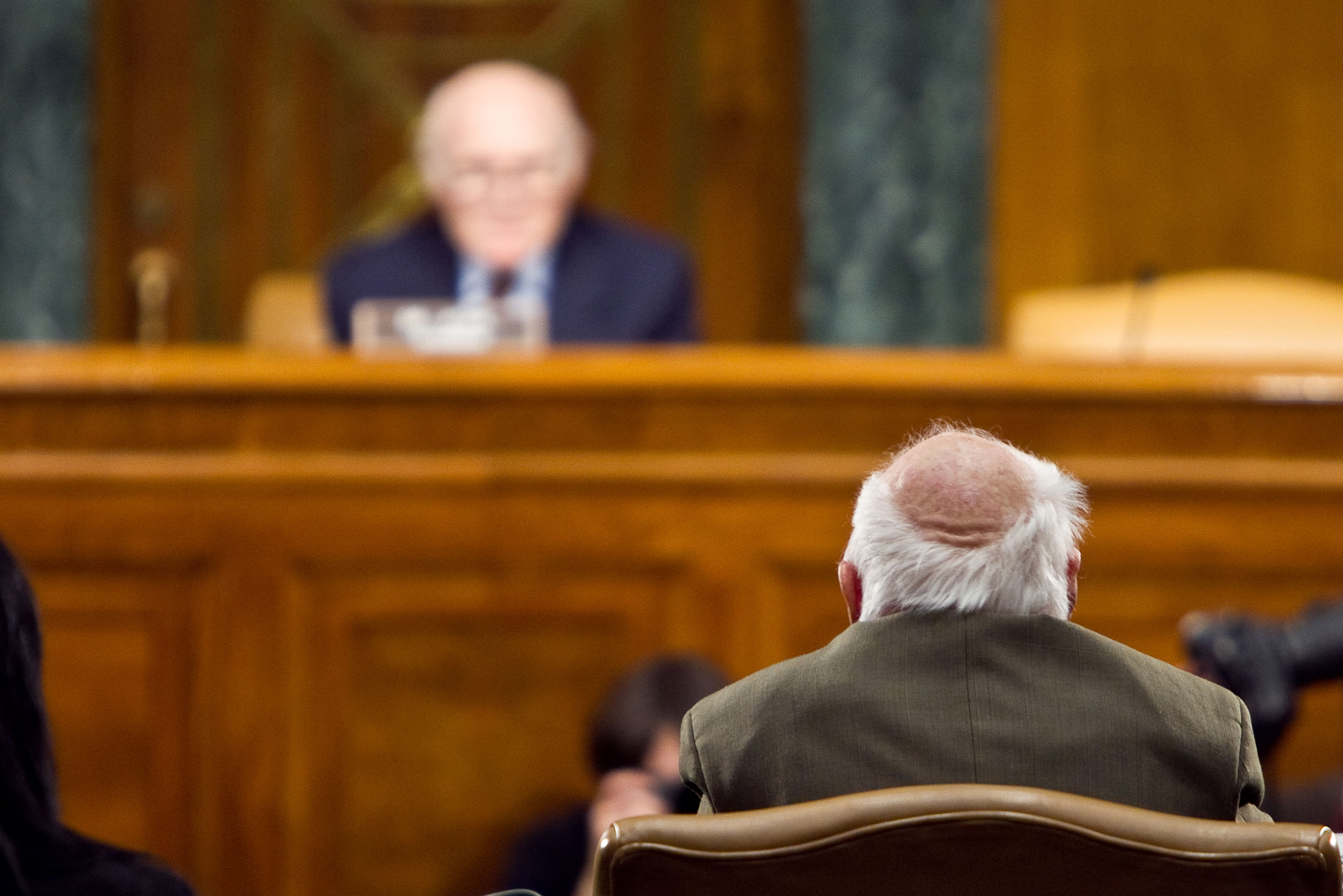 Mickey Rooney testifies at the Justice For All: Ending Elder Abuse, Neglect & Financial Exploitation hearing at the Senate Dirksen Building on March 2, 2011, in Washington, DC. | Source: Getty Images