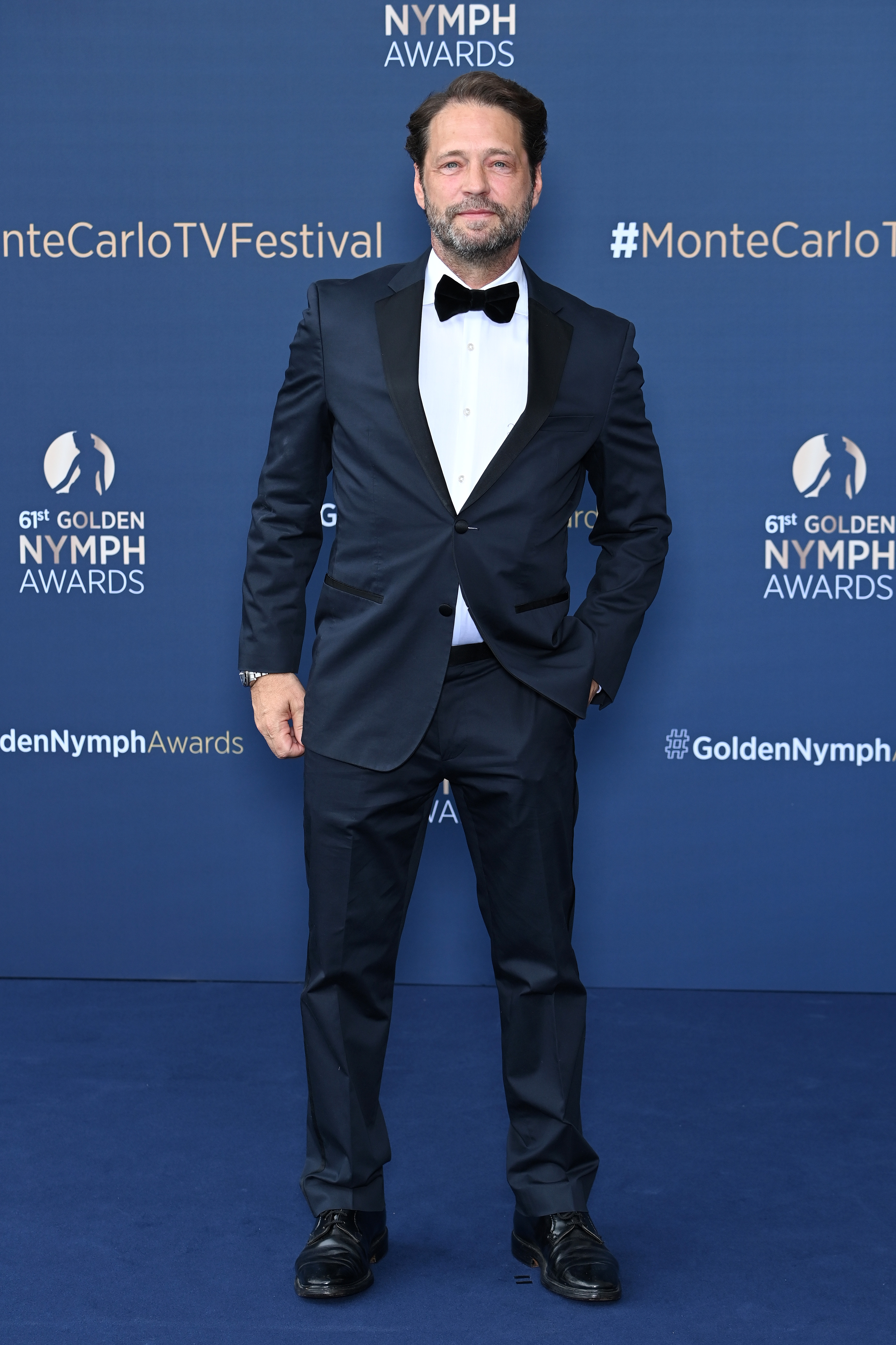 Jason Priestley at the  61st Monte Carlo TV Festival in Monte Carlo, Monaco on June 21, 2022 | Source: Getty Images