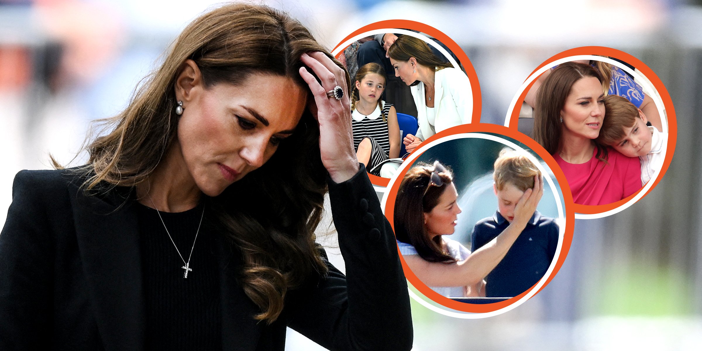 Kate Middleton, Prince George, Princess Charlotte and Prince Louis. | Source: Getty Images