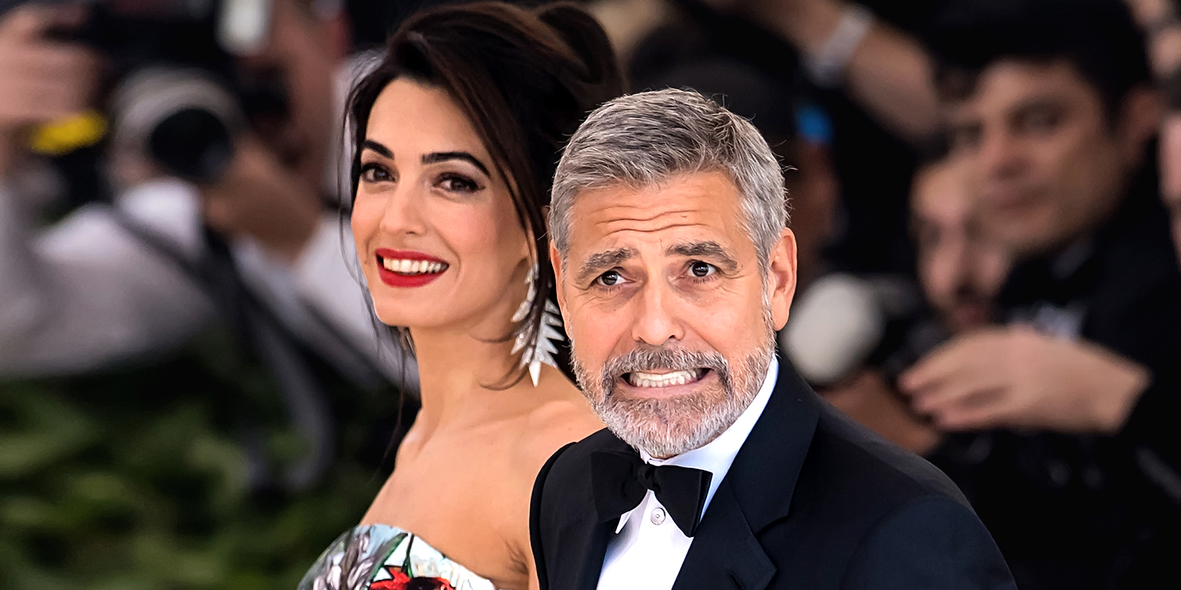 Amal and George Clooney. | Source: Getty Images