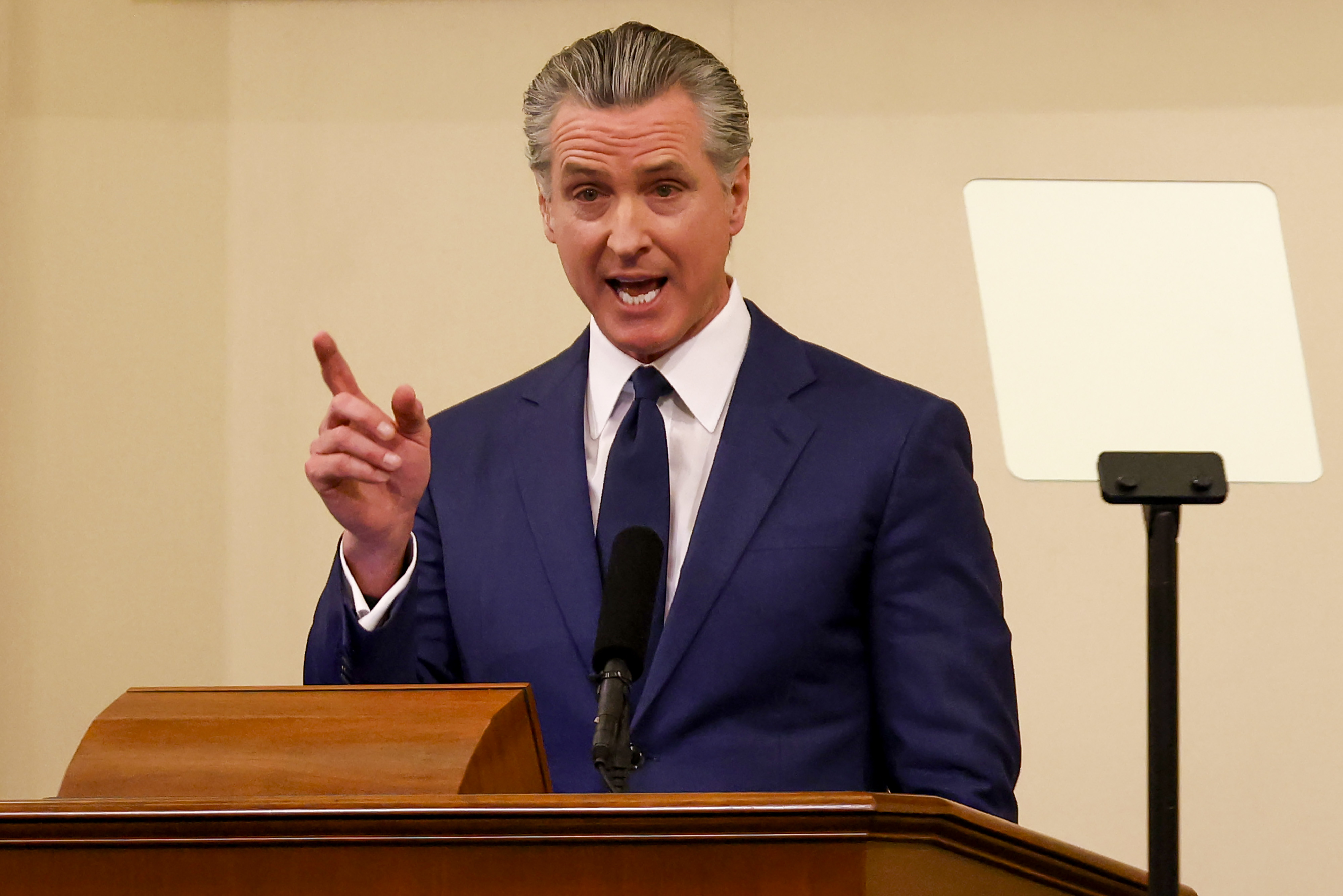 Governor Gavin Newsom. | Source: Getty Images
