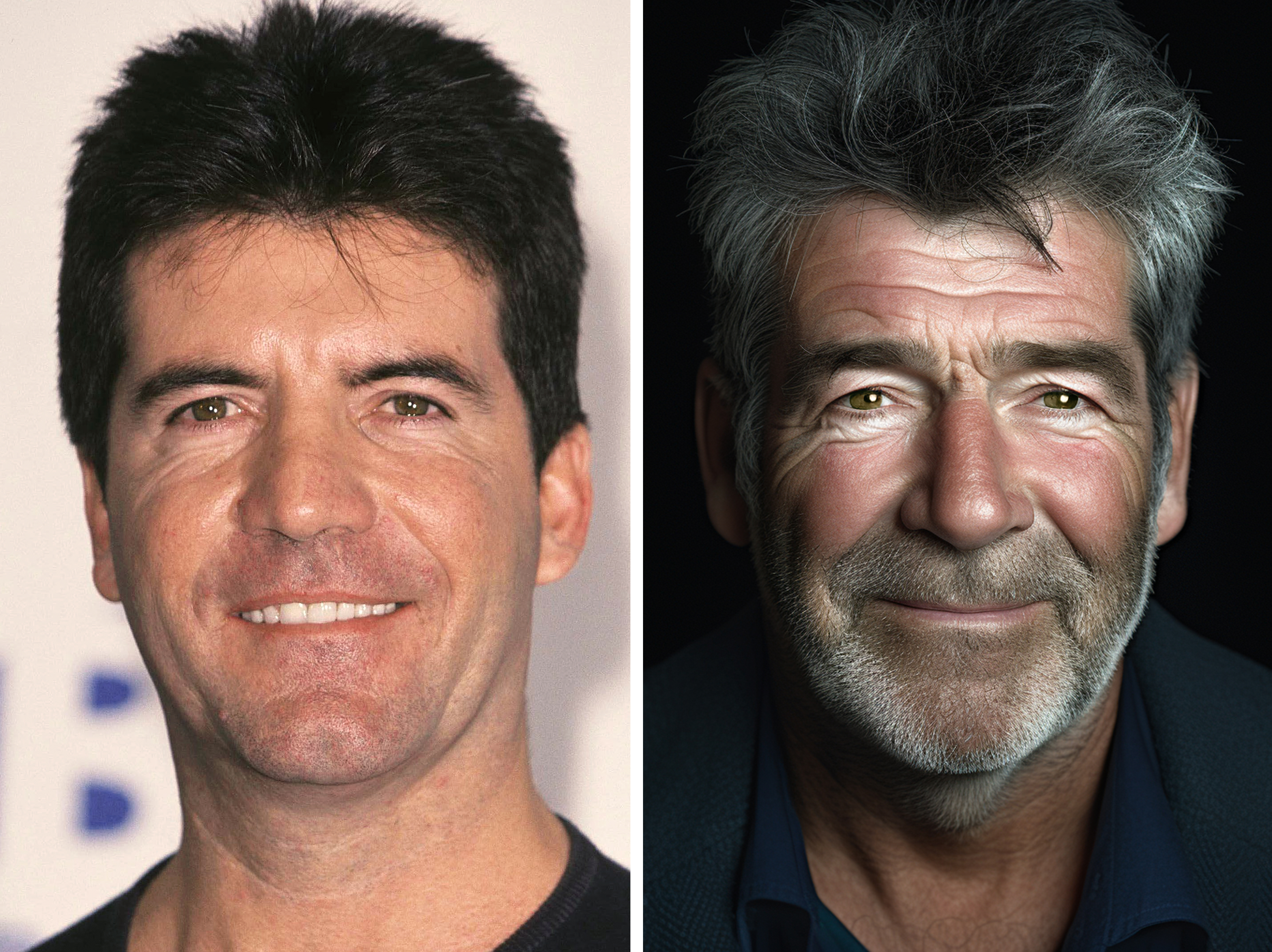 How Simon Cowell Would Look in 10 Years | Source: Midjourney, Getty Images